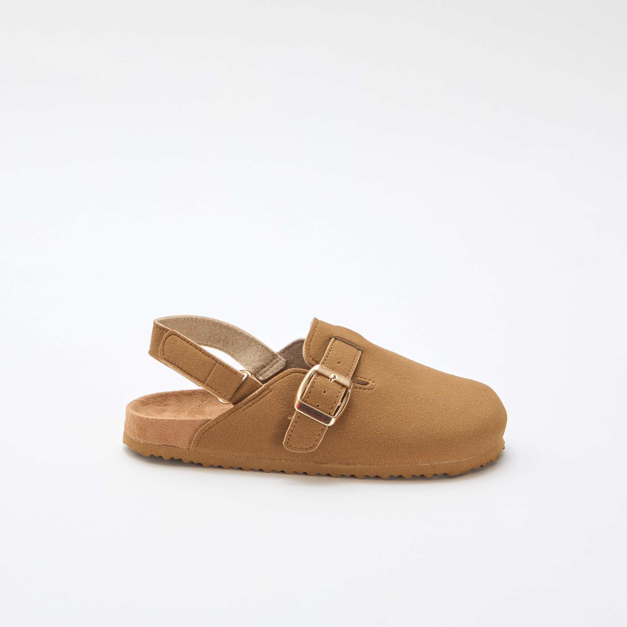 Faux Suede Clog BROWN - Image 2