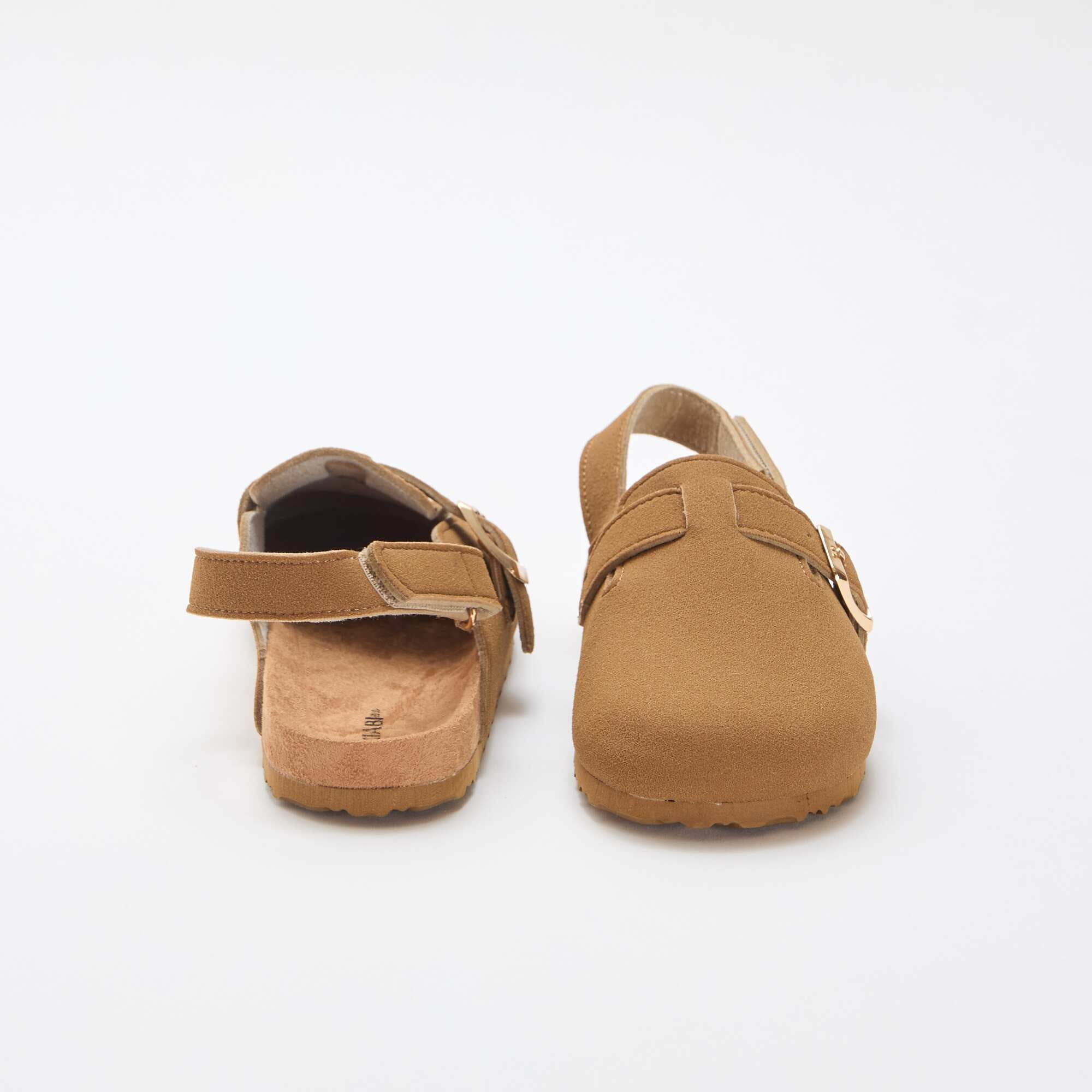 Faux Suede Clog BROWN - Image 3