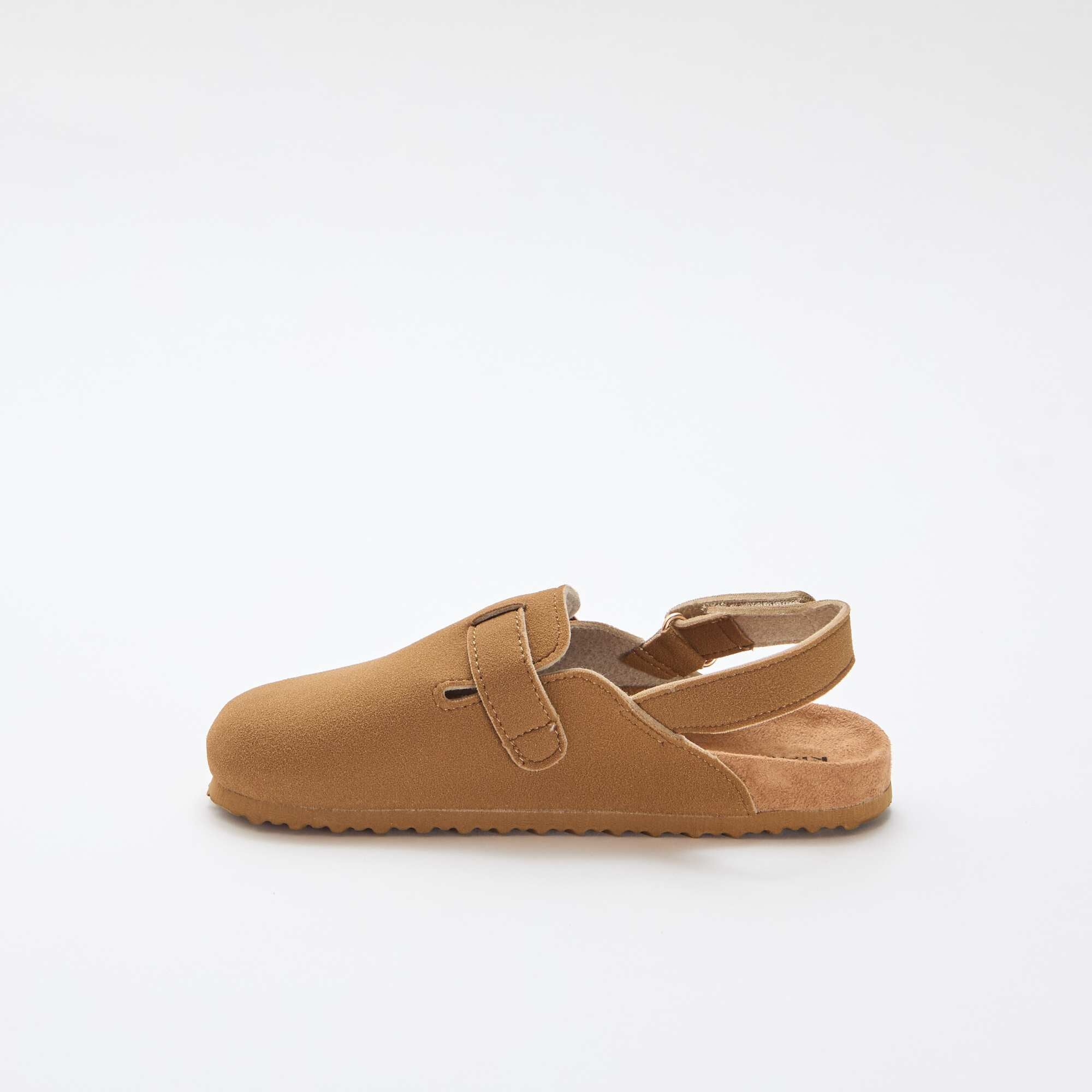 Faux Suede Clog BROWN - Image 4