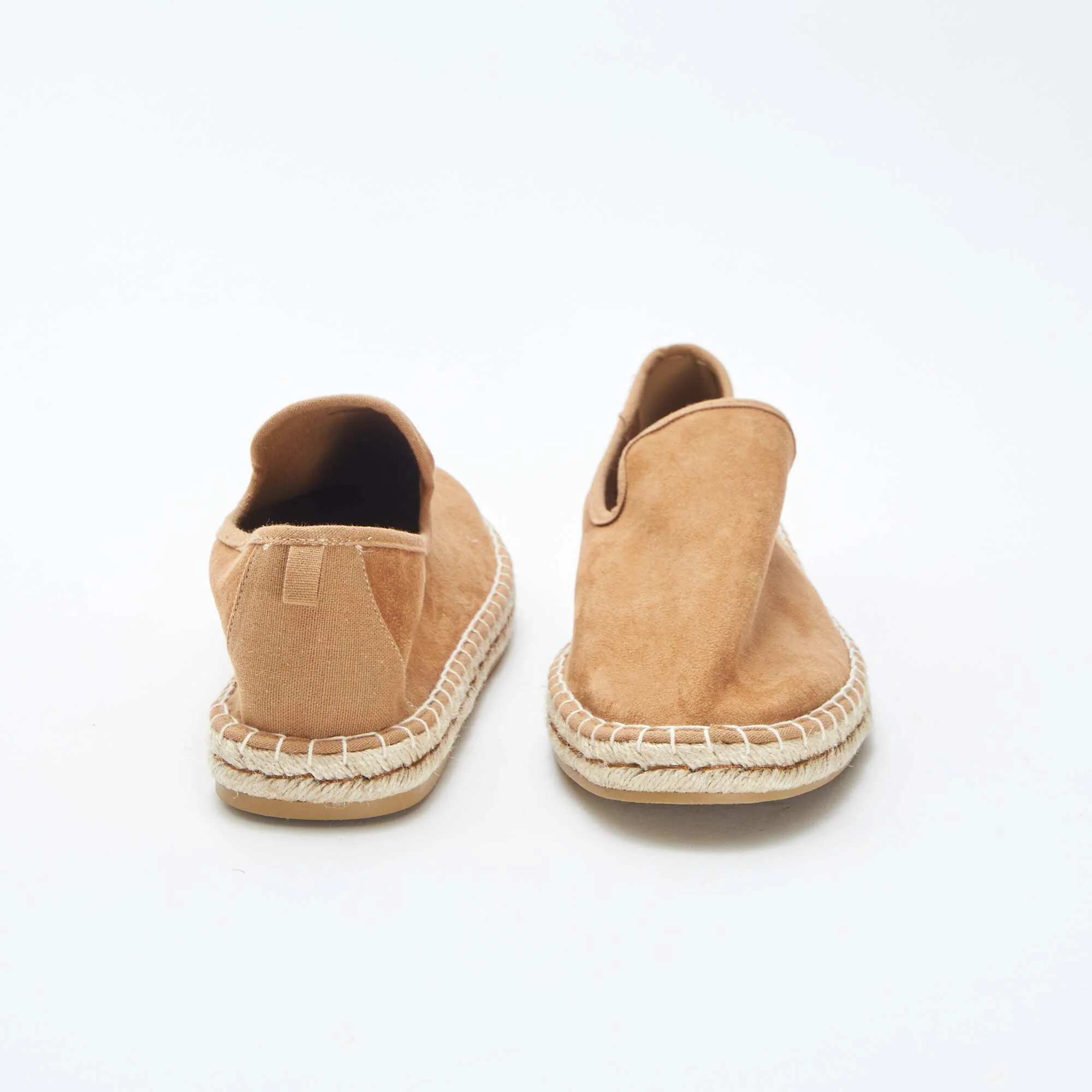 Faux suede espadrilles BEIGE - Image 3