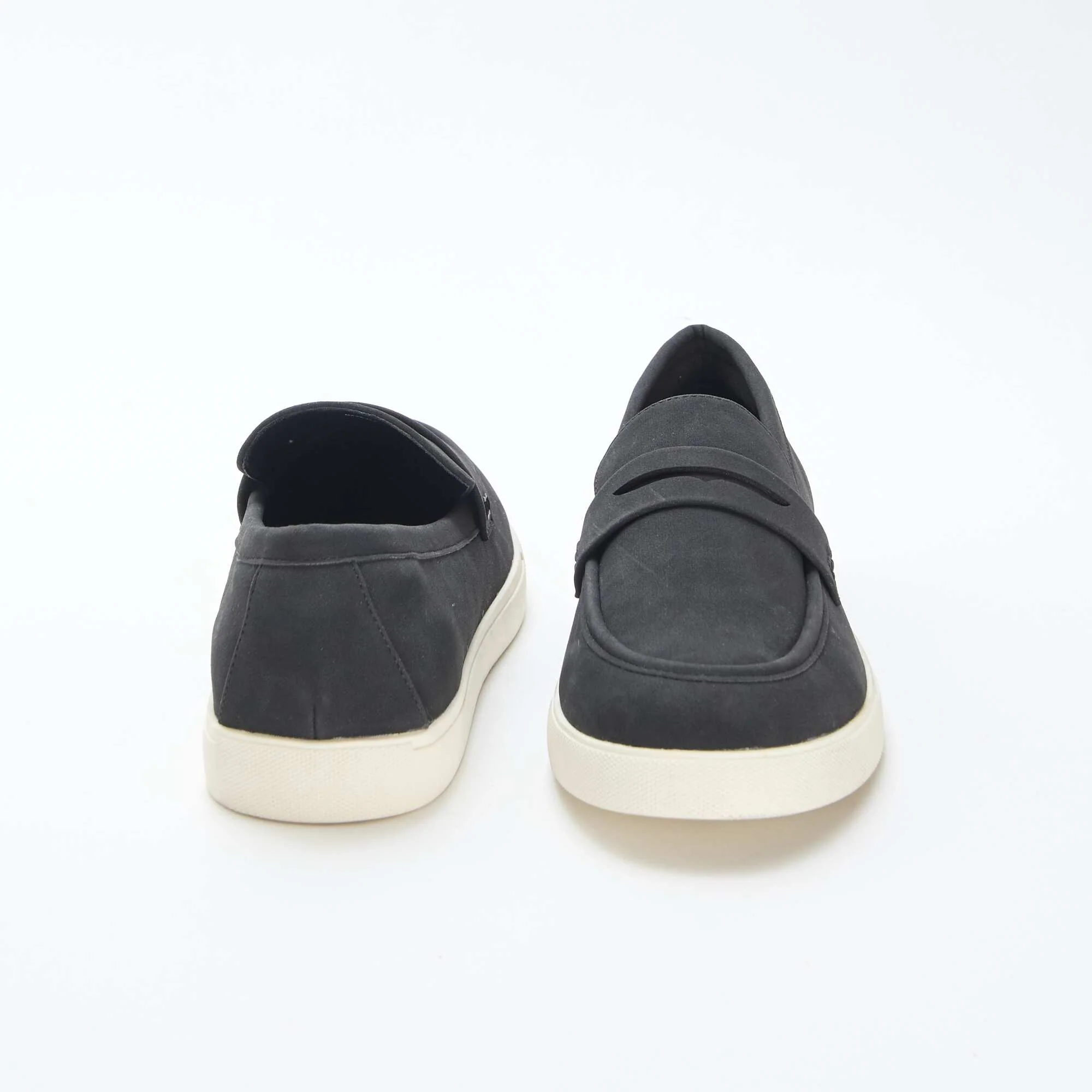 Faux Suede Moccasins BLACK - Image 3