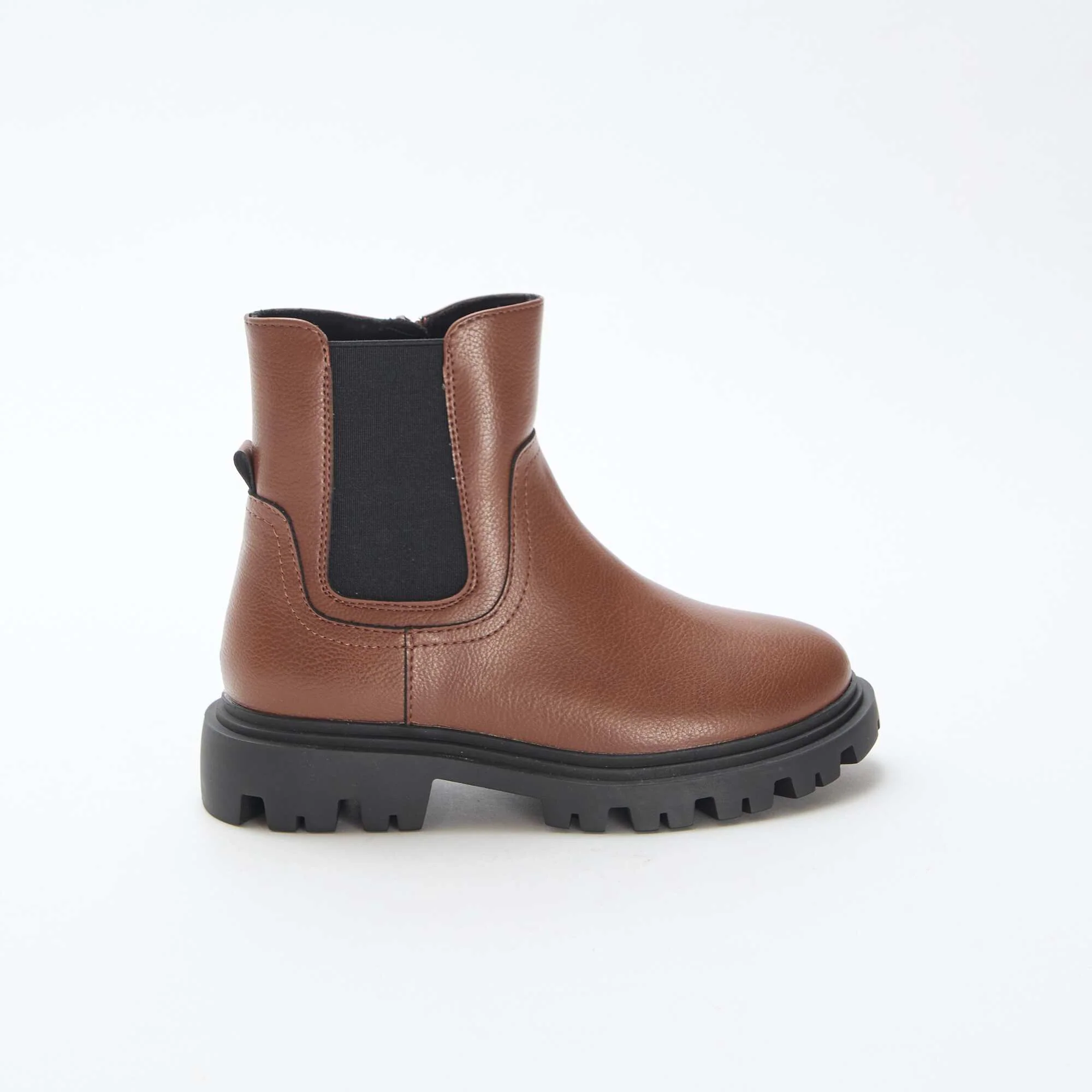 Fitted High Boots BROWN - Image 2