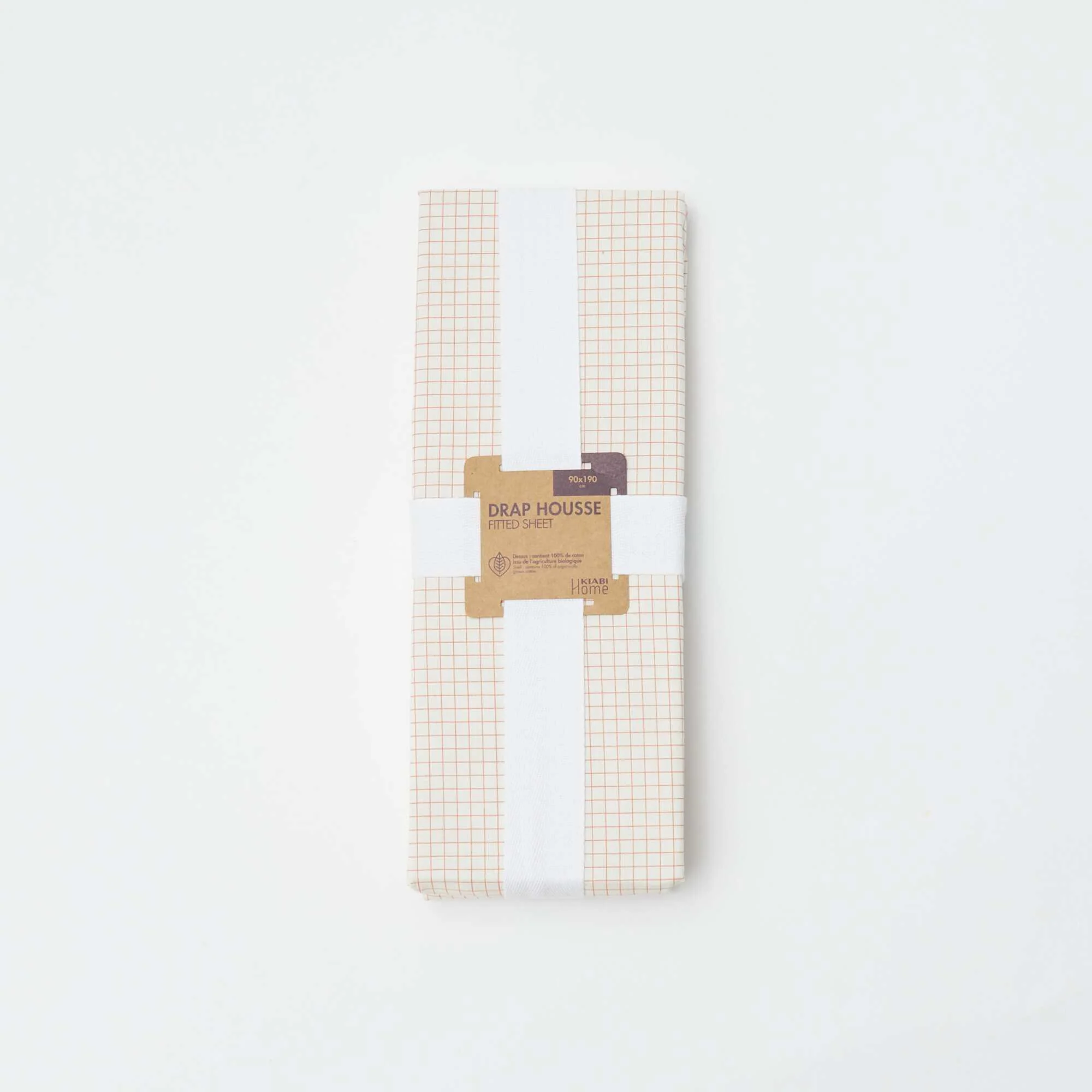 Fitted Sheet Single (90x190) in Cotton - Kiabi Home WHITE - Image 2