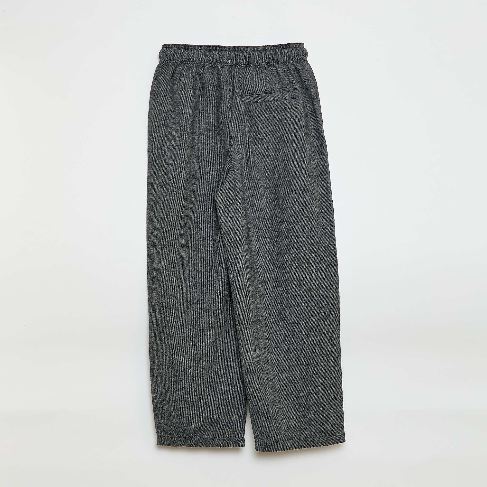 Flannel Jogger Pants GREY - Image 2