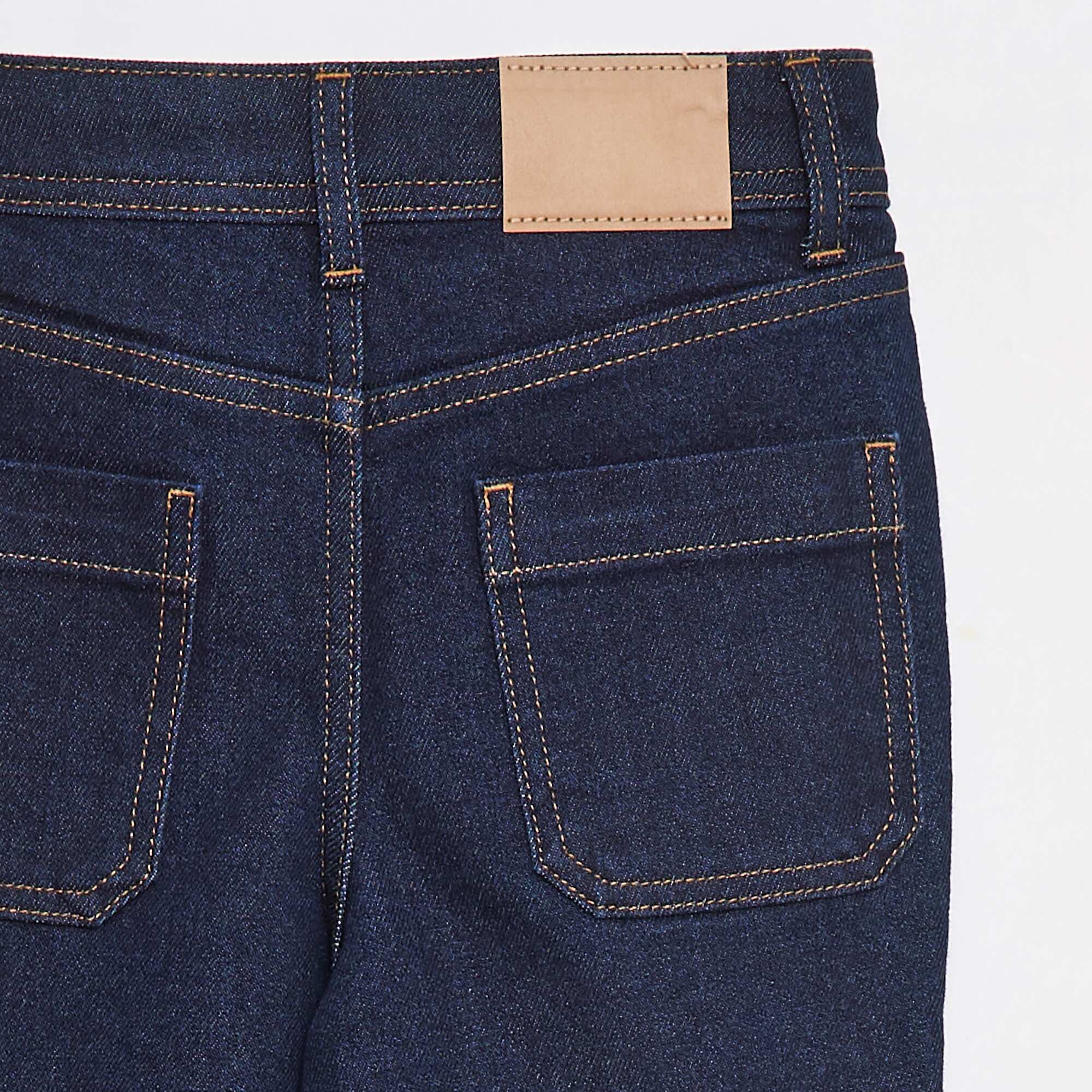 Flared/bootcut jeans with patch pockets BLUE - Image 4