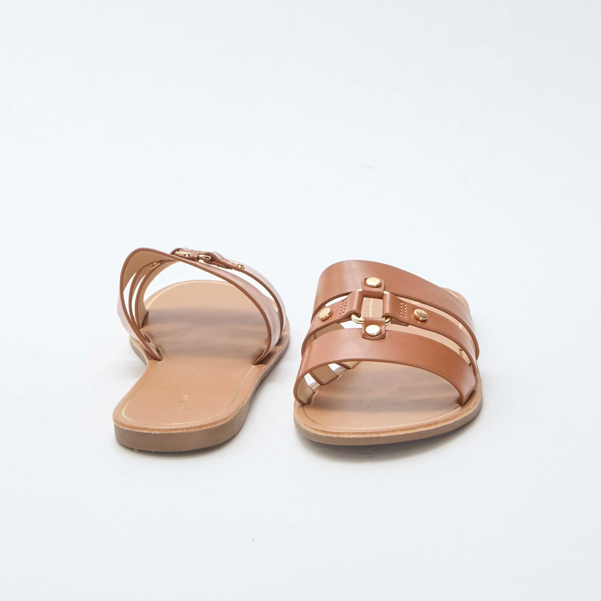 Flat Mules BROWN - Image 3