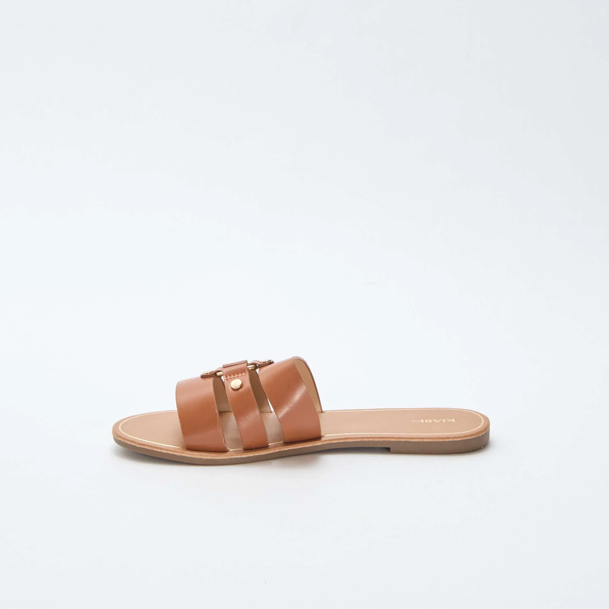 Flat Mules BROWN - Image 4