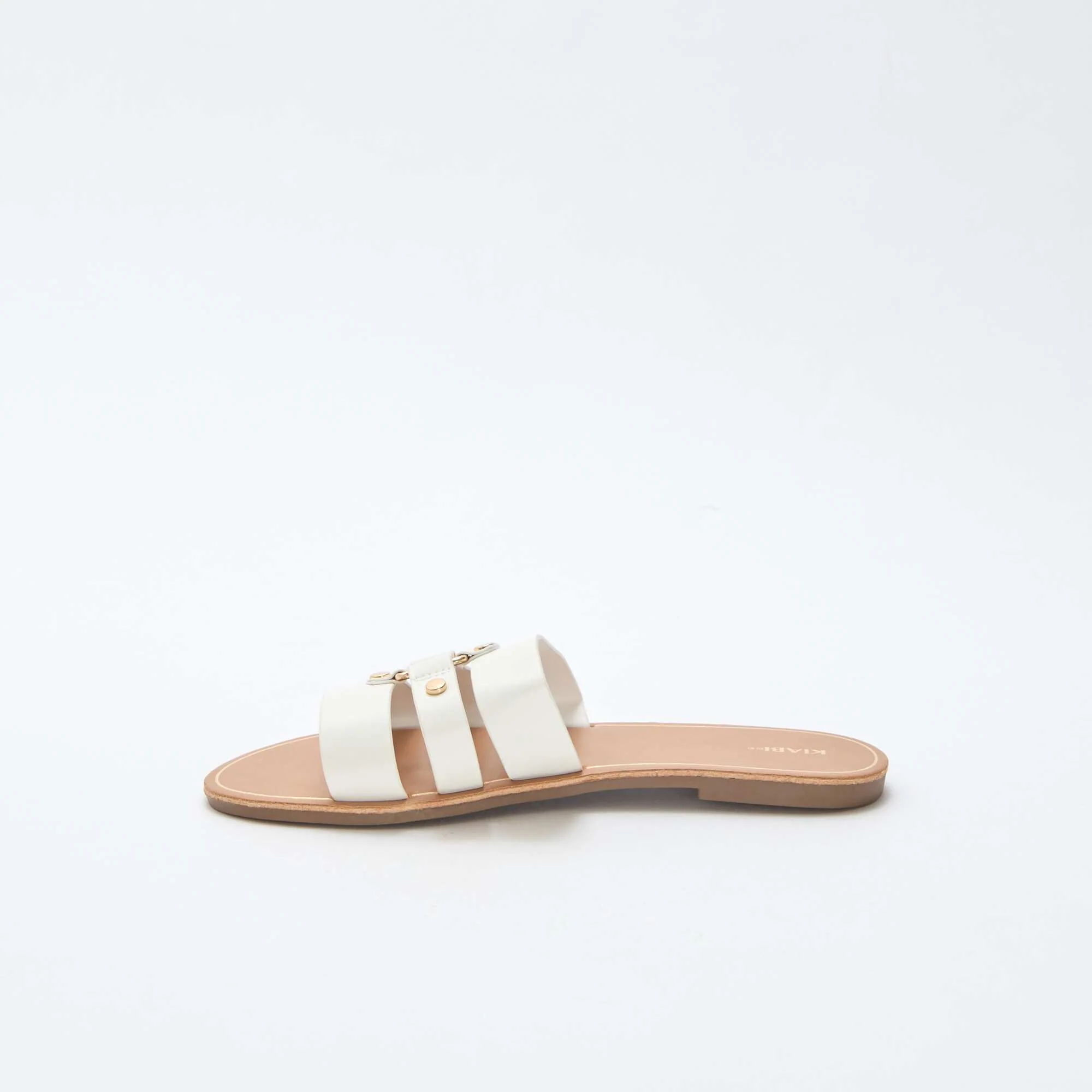 Flat Mules WHITE - Image 4