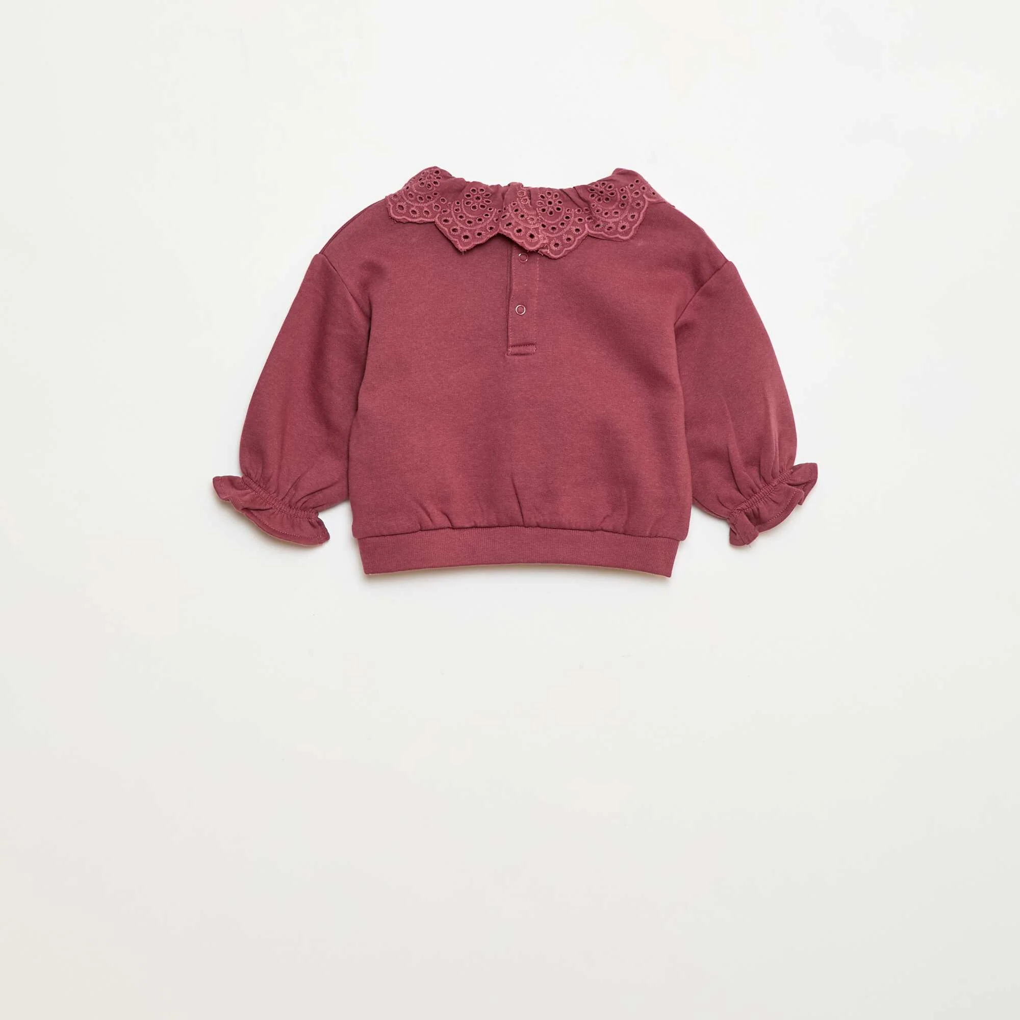 Fleece Jogger Set + Sweatshirt - 2 Piece PINK - Image 4