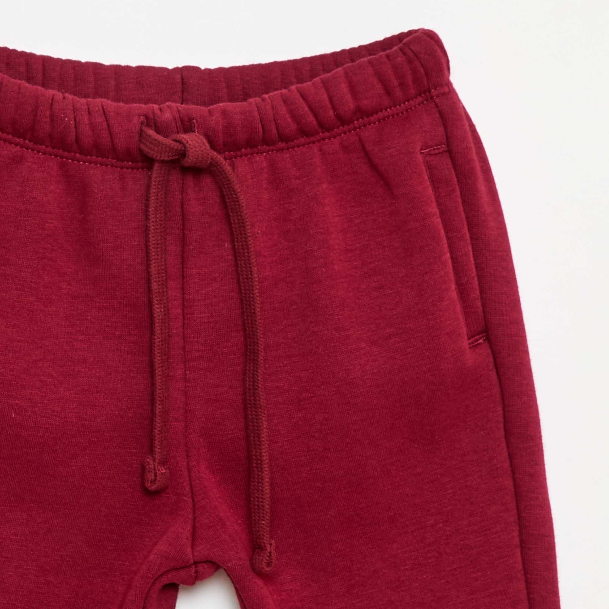 Fleece Joggers RED - Image 2