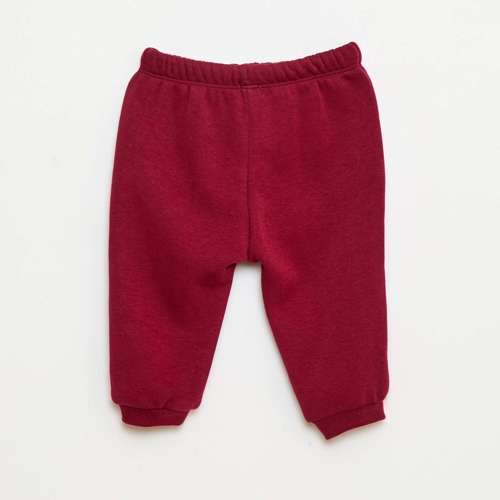 Fleece Joggers RED - Image 3