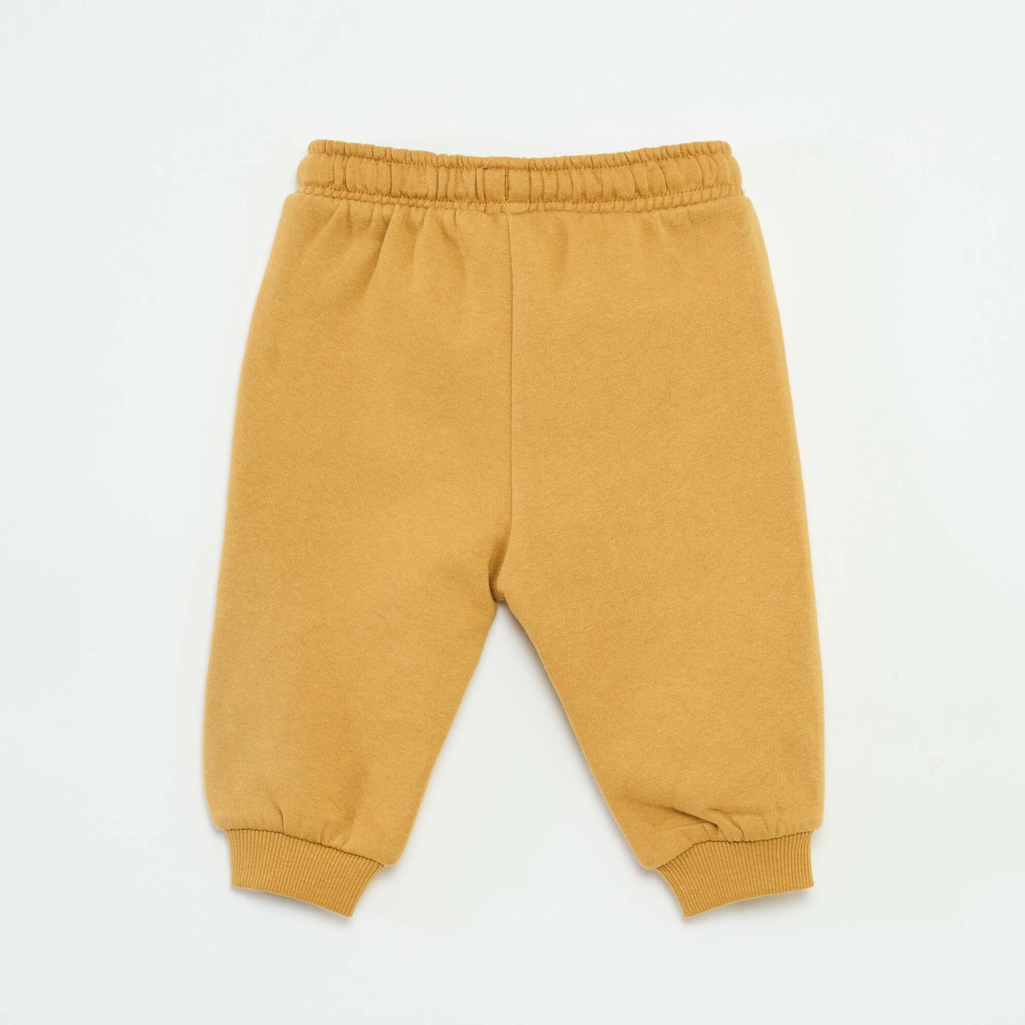 Fleece Joggers with Kangaroo Pocket and Novelty Ears BEIGE - Image 2