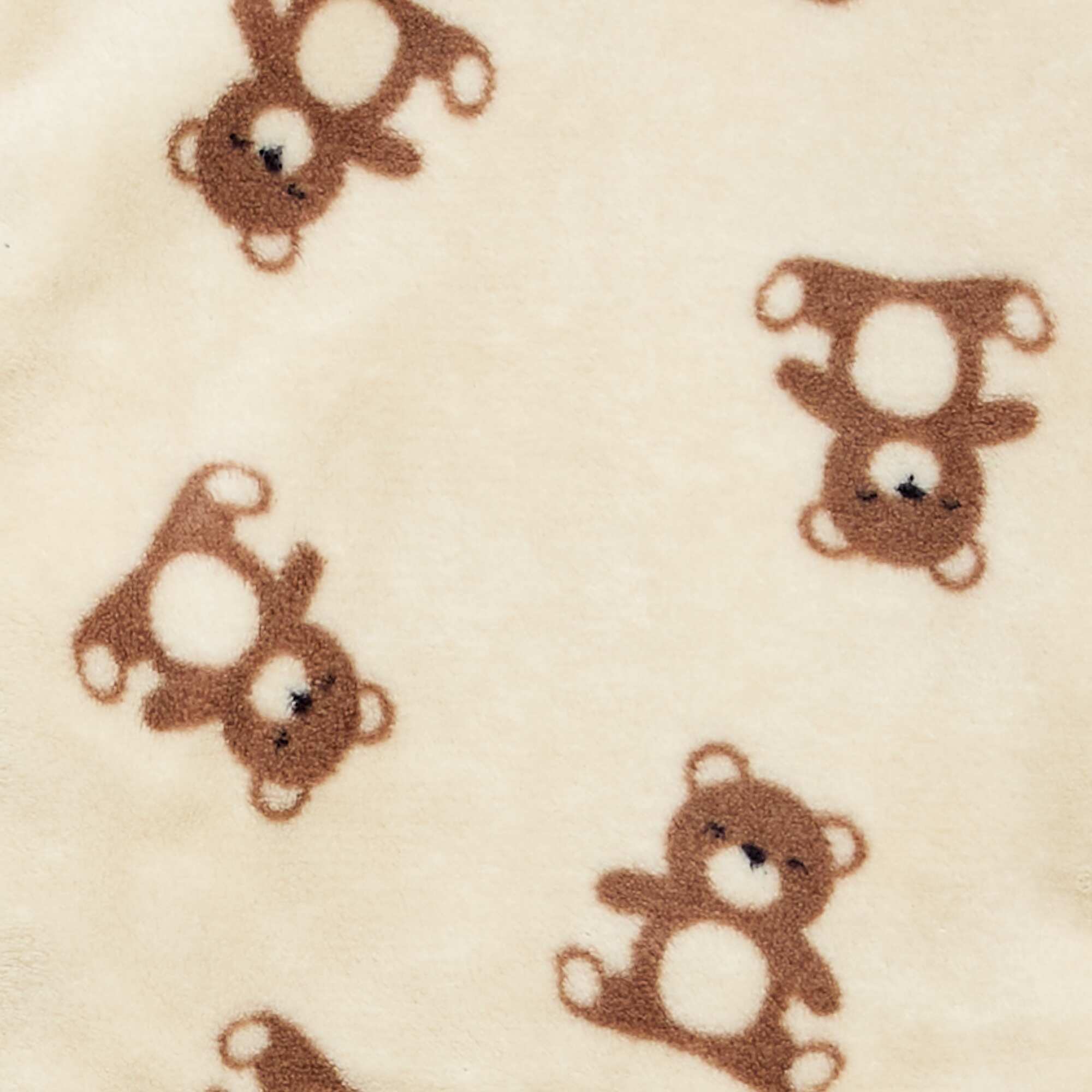 Fleece Long Pyjama Set - 2 pieces BEIGE - Image 3
