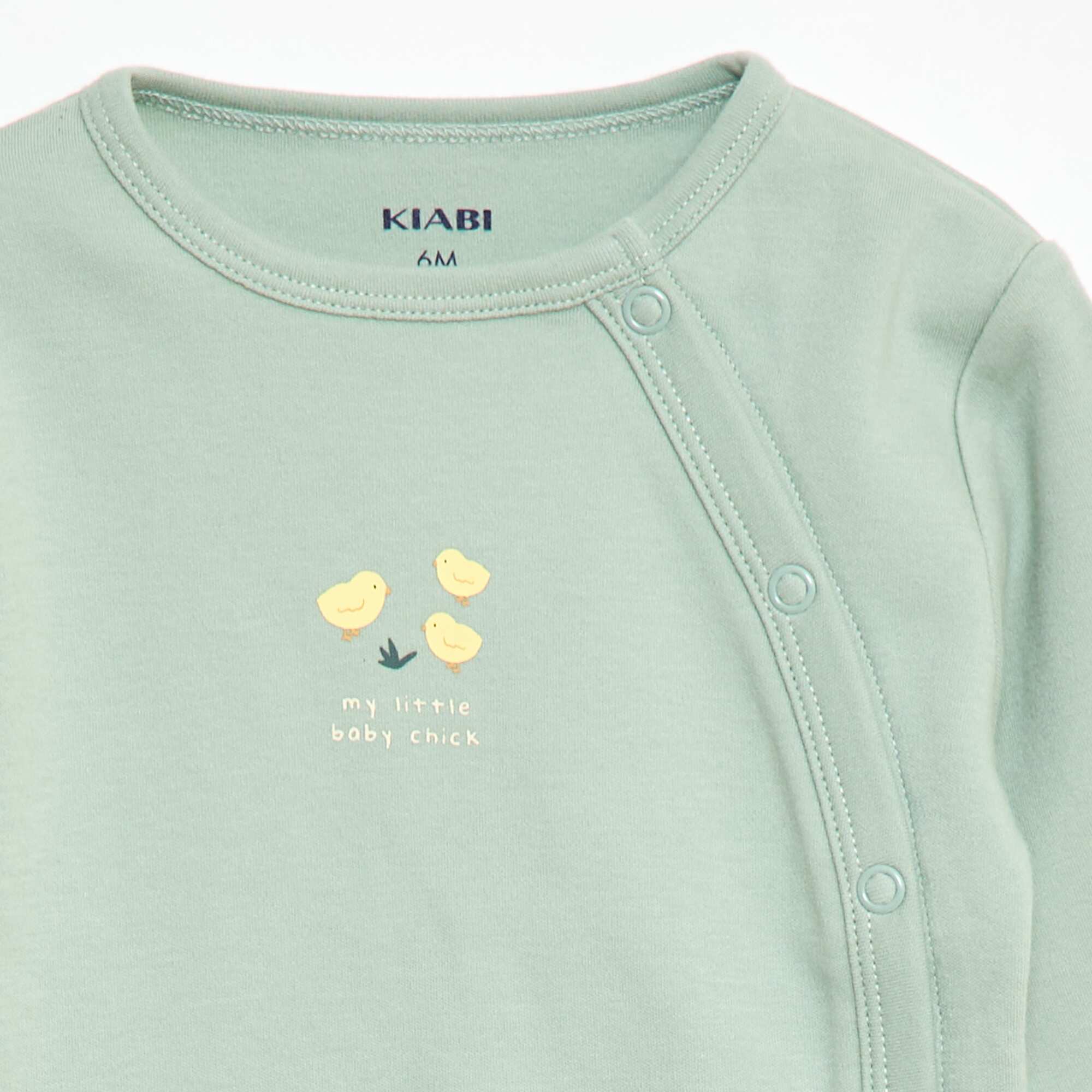 Fleece Pajama Set - 2 Pieces GREEN - Image 3