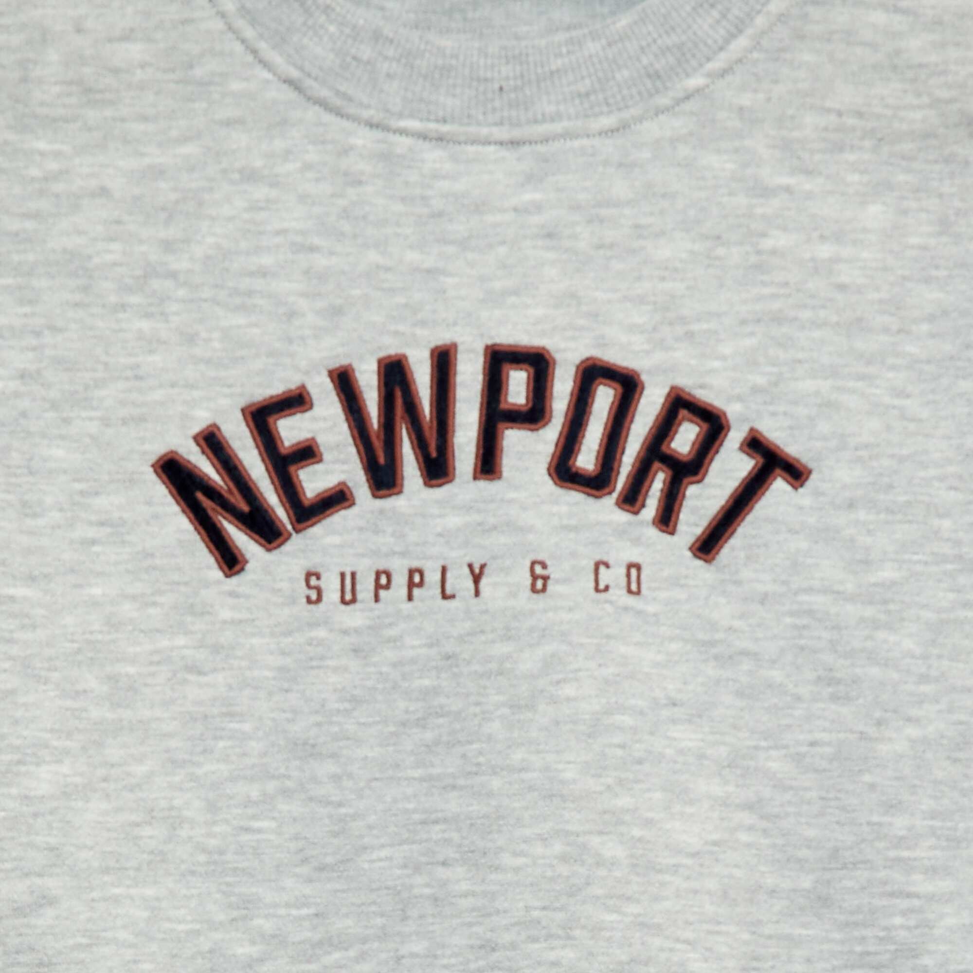Fleece Sweatshirt with Velvet Print GREY - Image 2