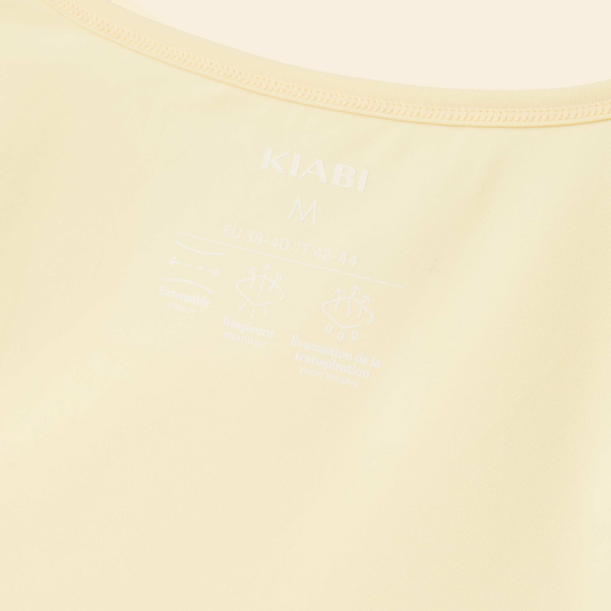 Flowy Sports Tank Top YELLOW - Image 3