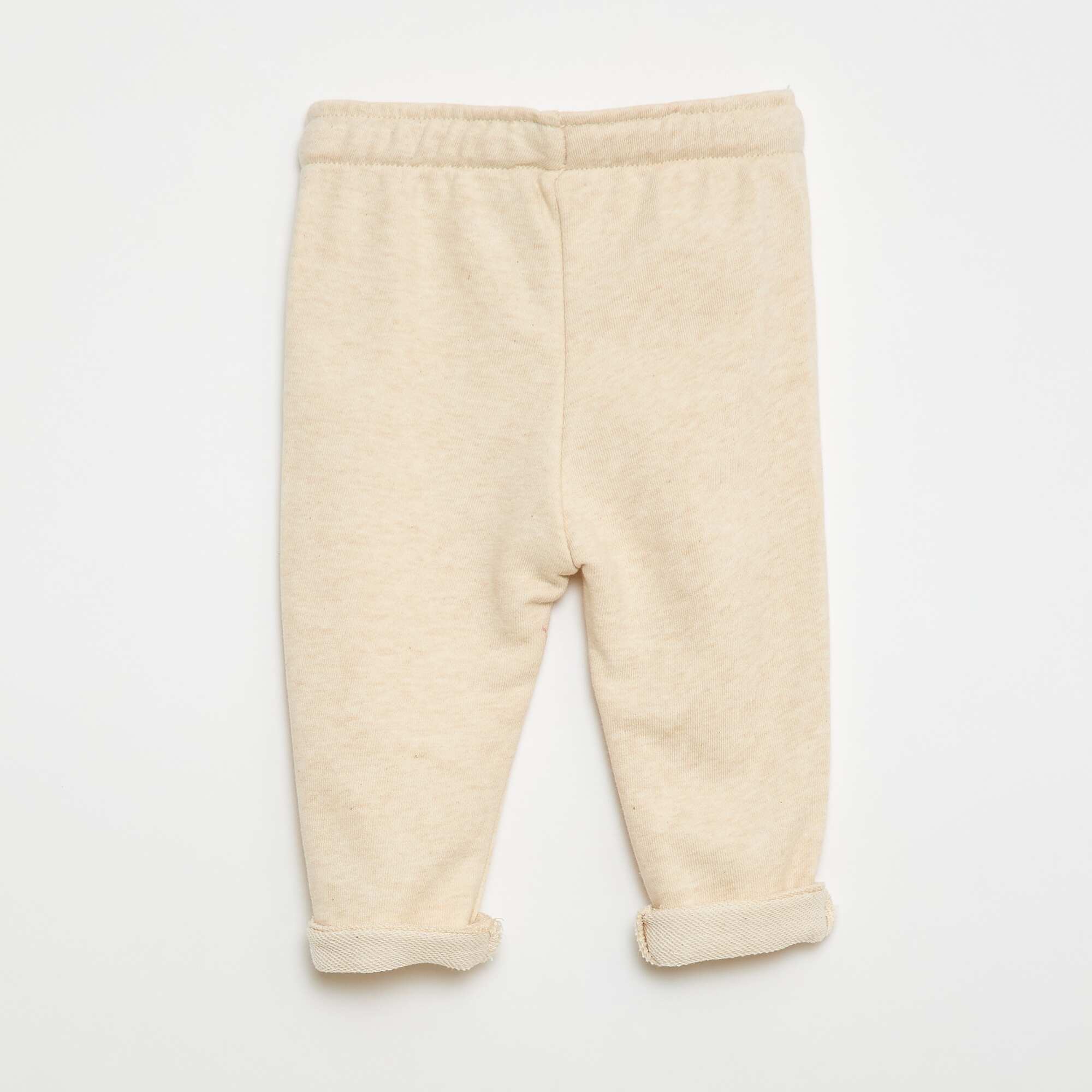 French Terry Jogger Pants BEIGE - Image 2