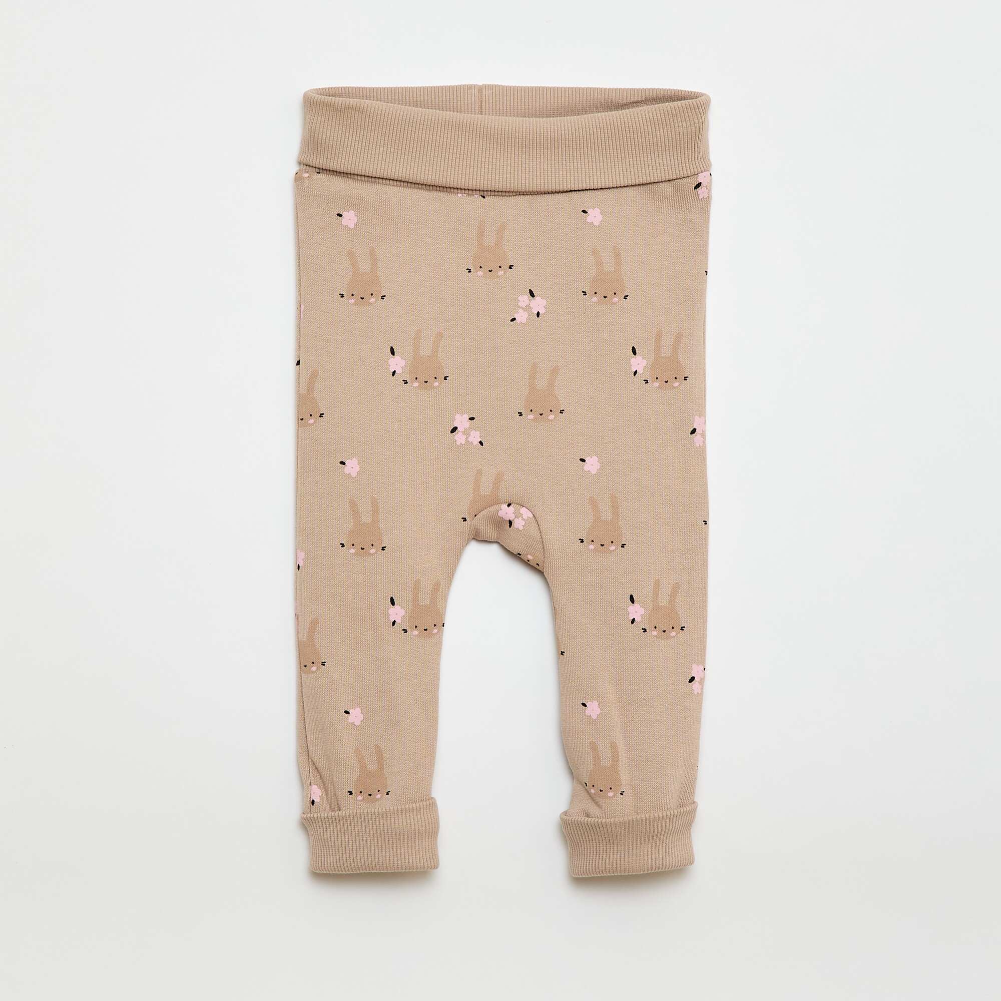 Frilled Sweatshirt & Joggers Set - 2 Piece BEIGE - Image 4