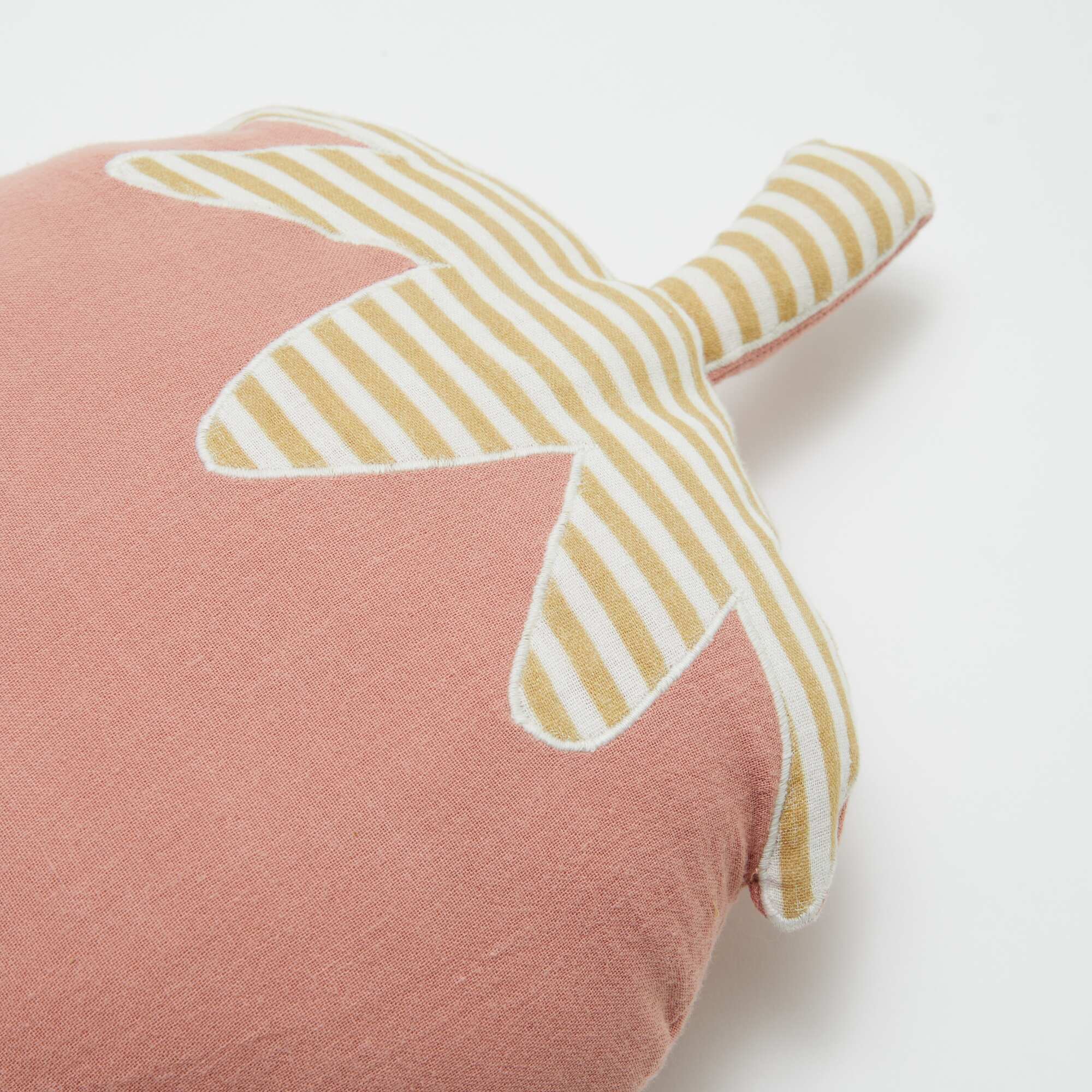 Fruit and Vegetable Shaped Cushion - Strawberry PINK - Image 2