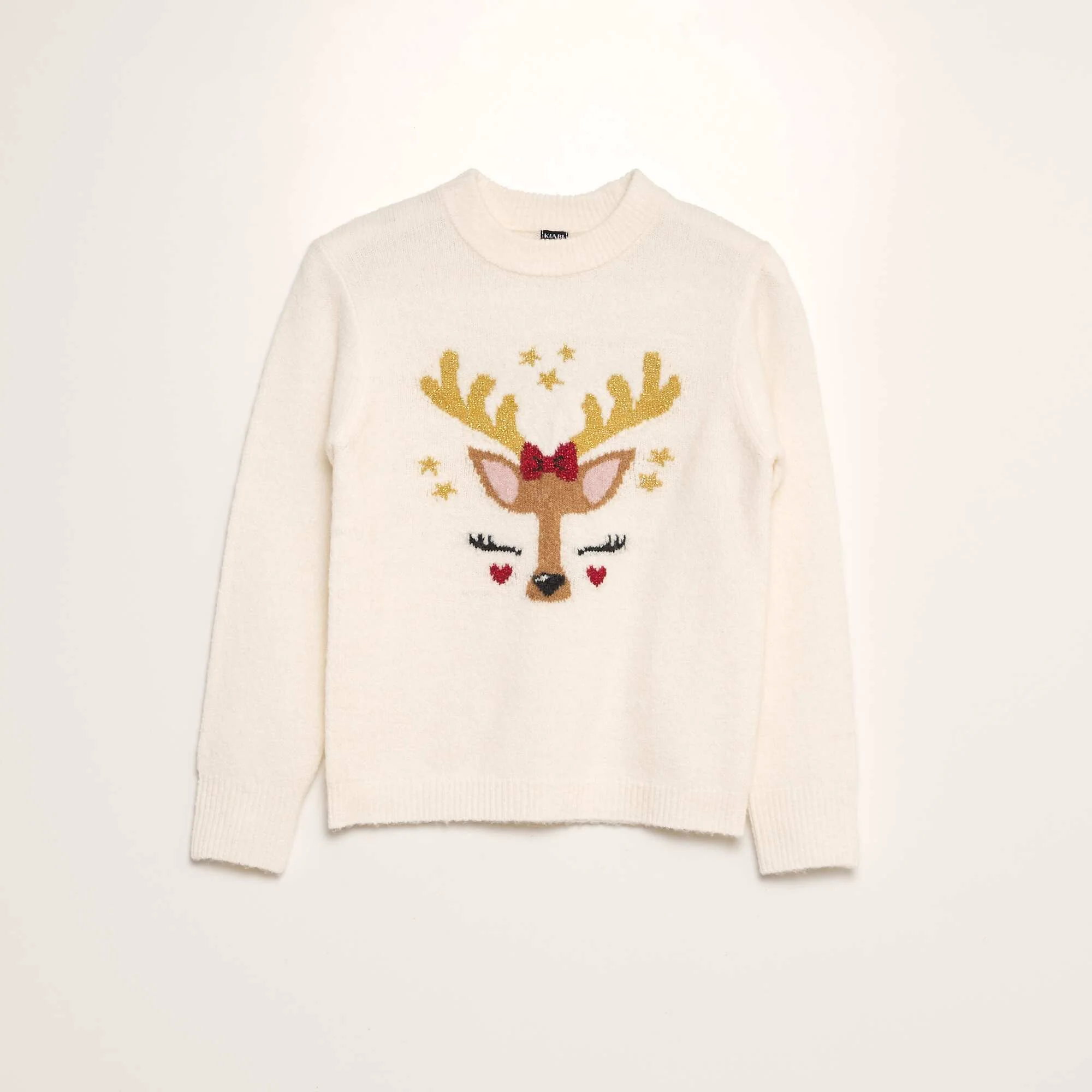 Fun Christmas jumper WHITE - Image 6