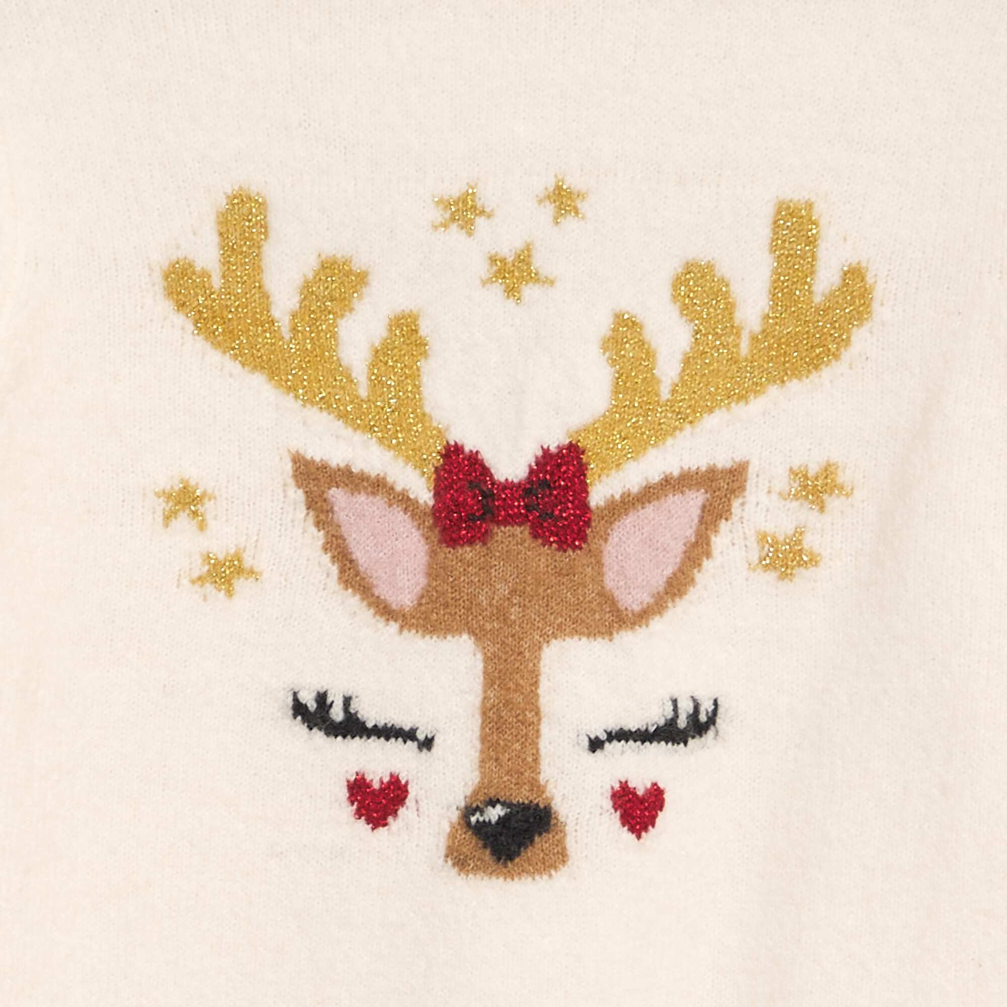 Fun Christmas jumper WHITE - Image 8