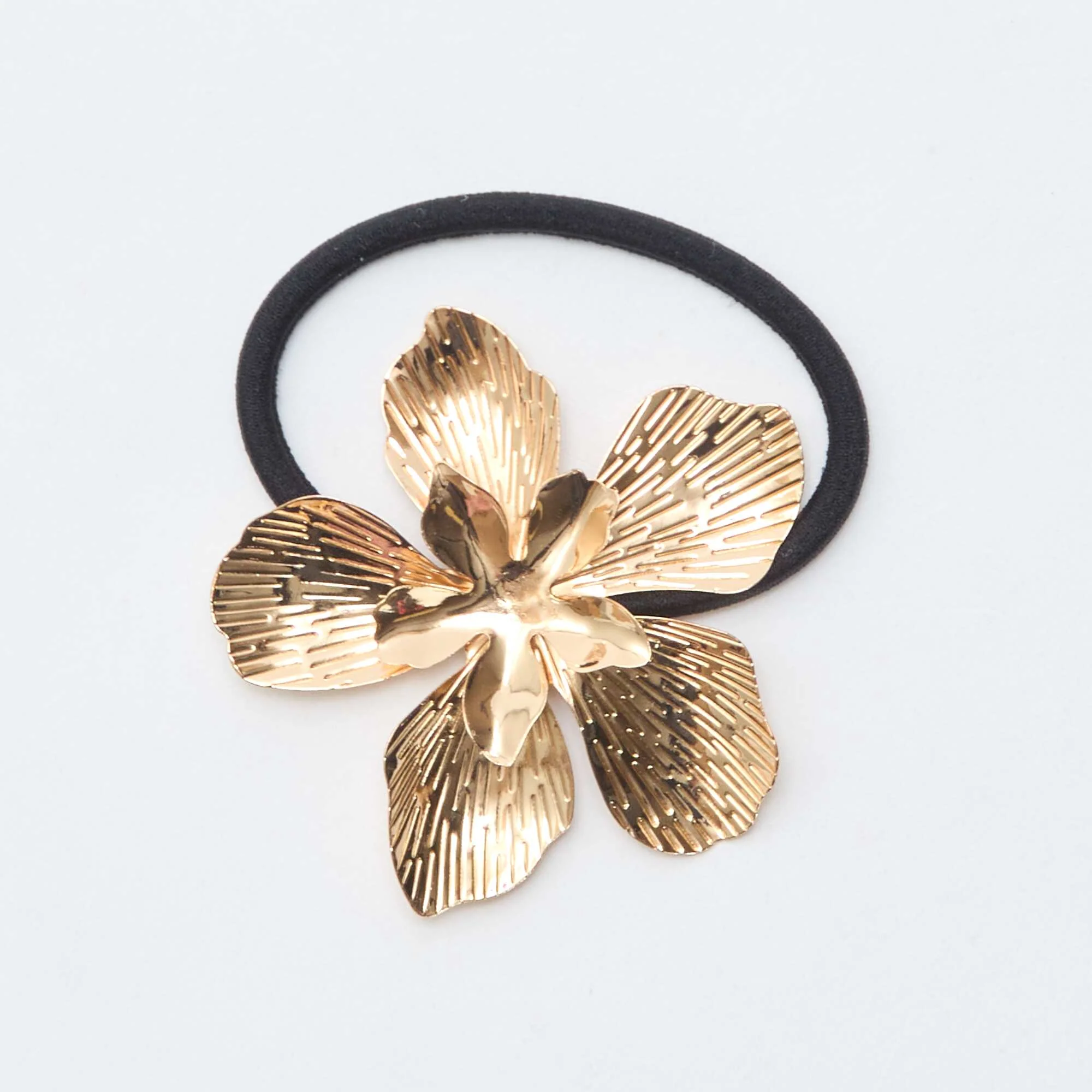 Gold Flower Crocodile Hair Clips YELLOW - Image 2