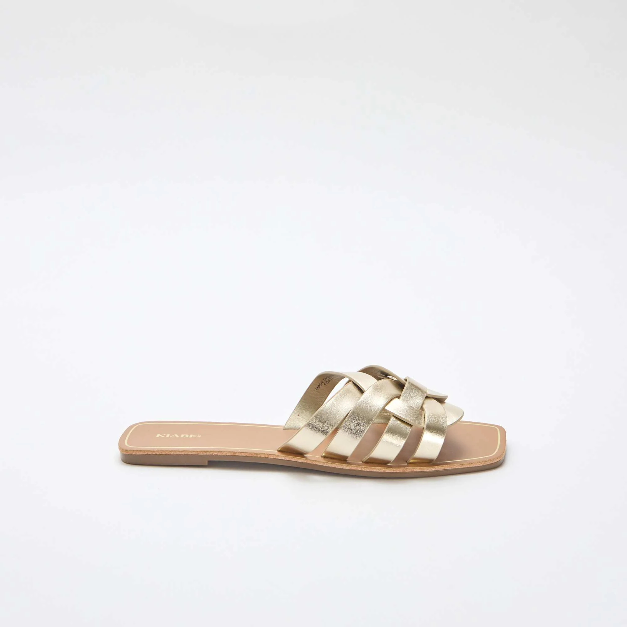 Gold Strap Sandals YELLOW - Image 2