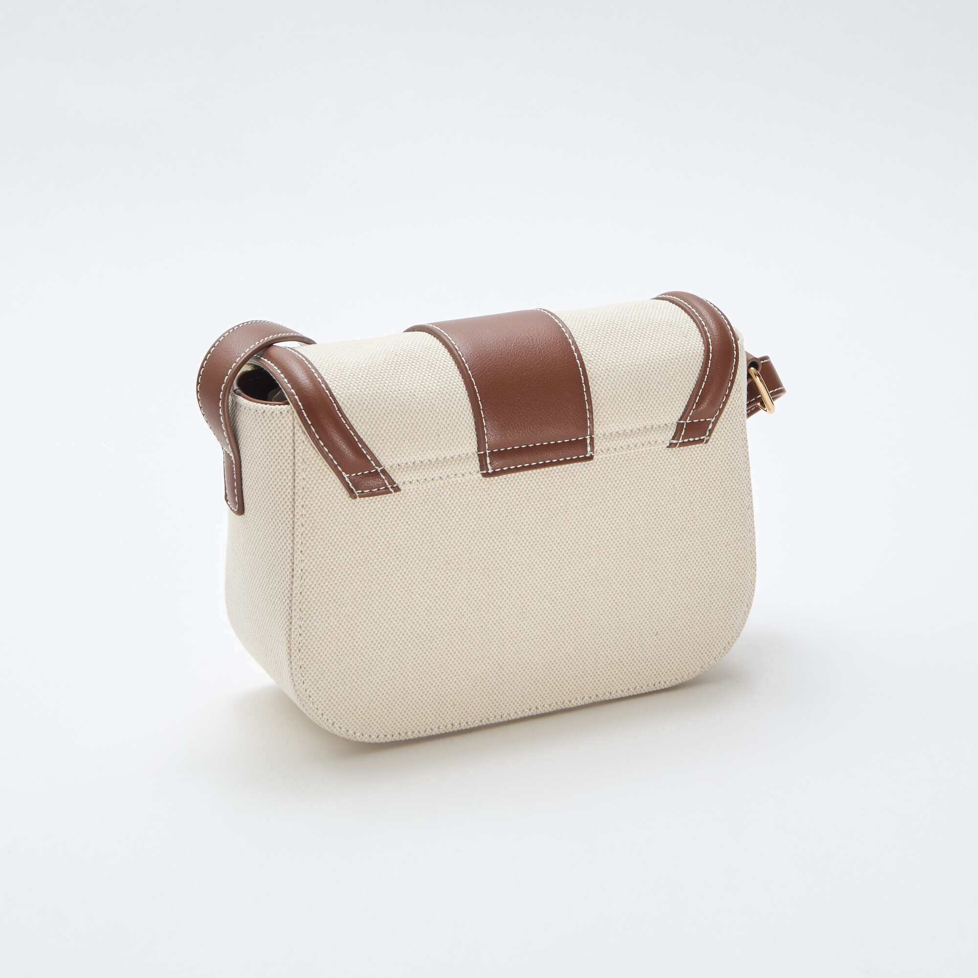 Handbag with Shoulder Strap BEIGE - Image 2