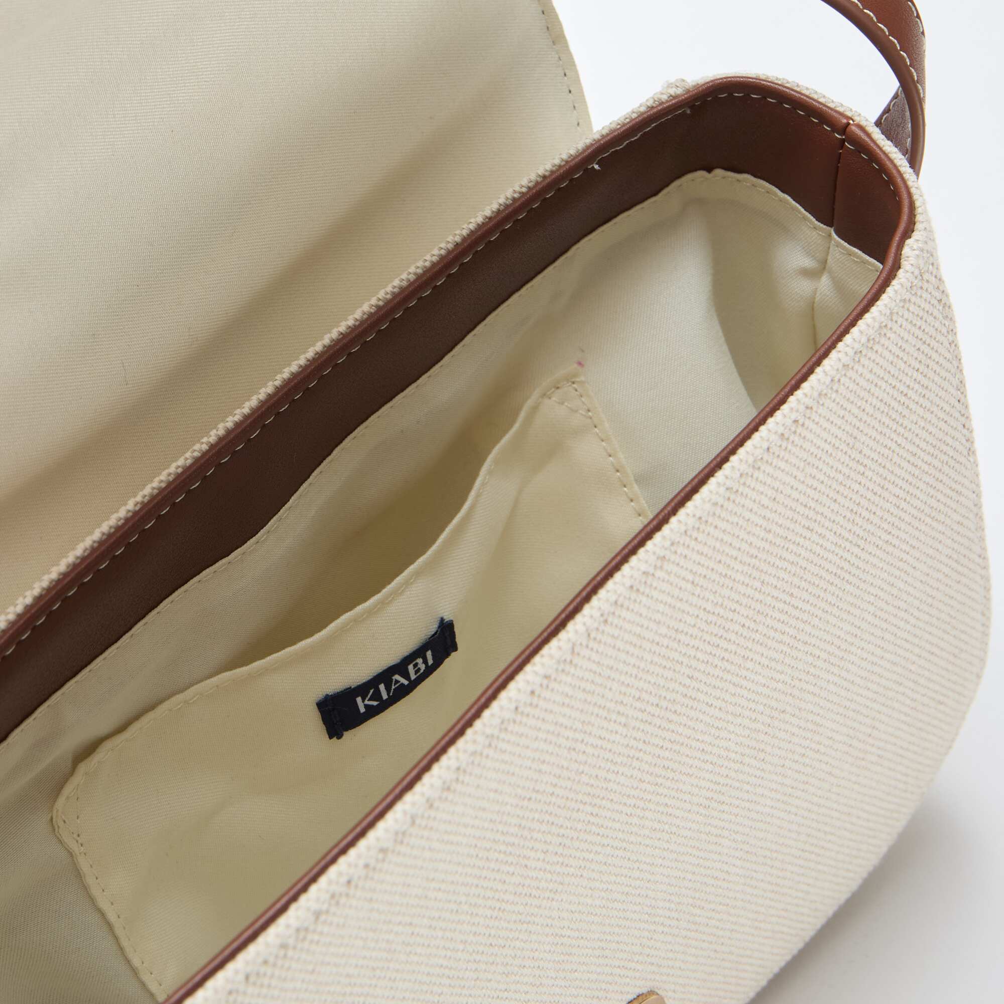 Handbag with Shoulder Strap BEIGE - Image 5