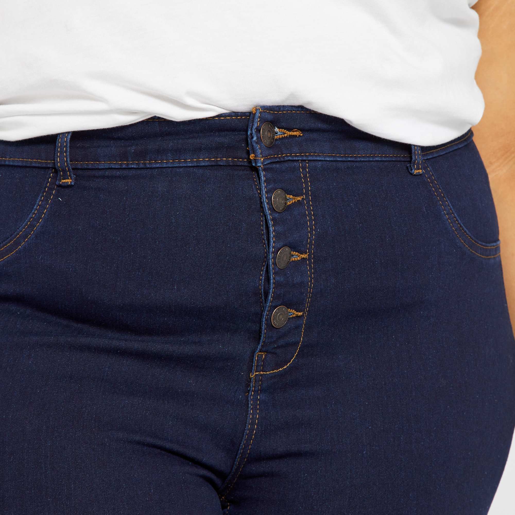 High-rise eco-design skinny jeans blue - Image 5