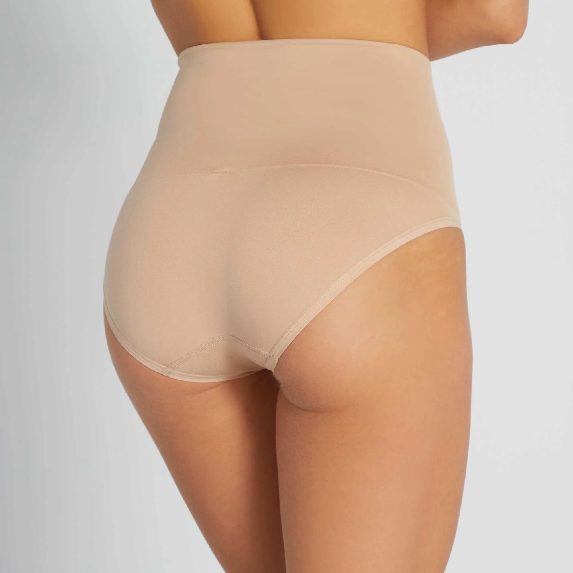 High-waisted control briefs PINK - Image 3