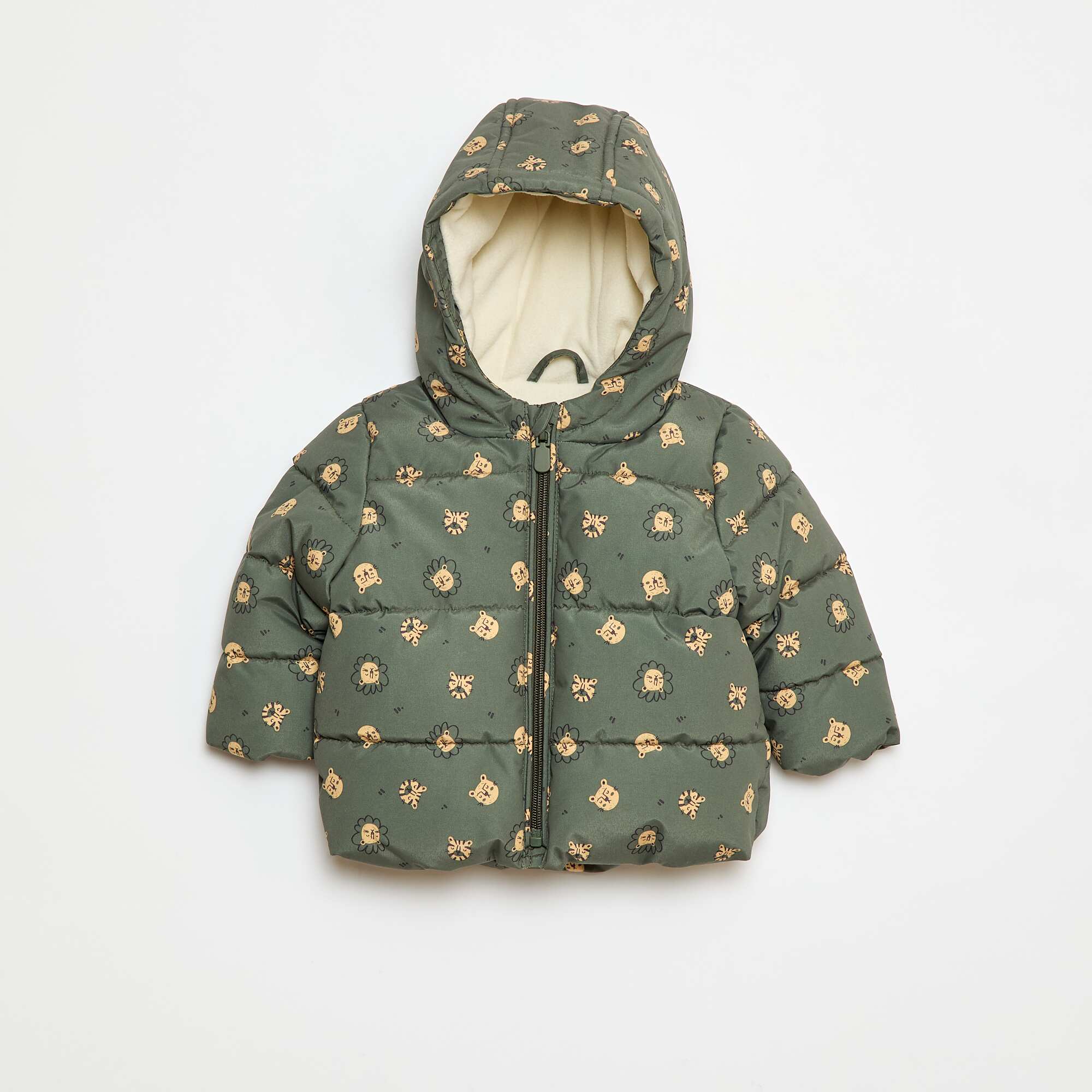 Hooded Padded Jacket GREEN