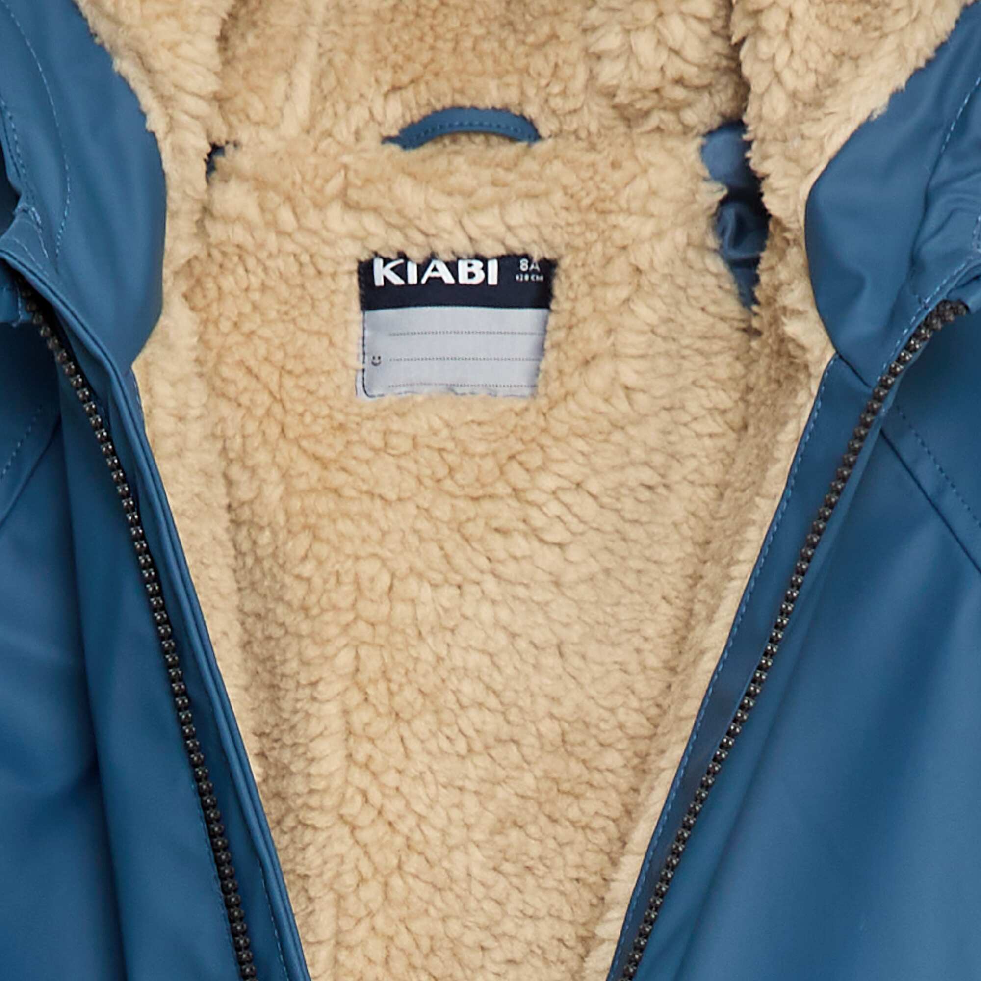 Hooded Parka with Sherpa Lining BLUE - Image 3