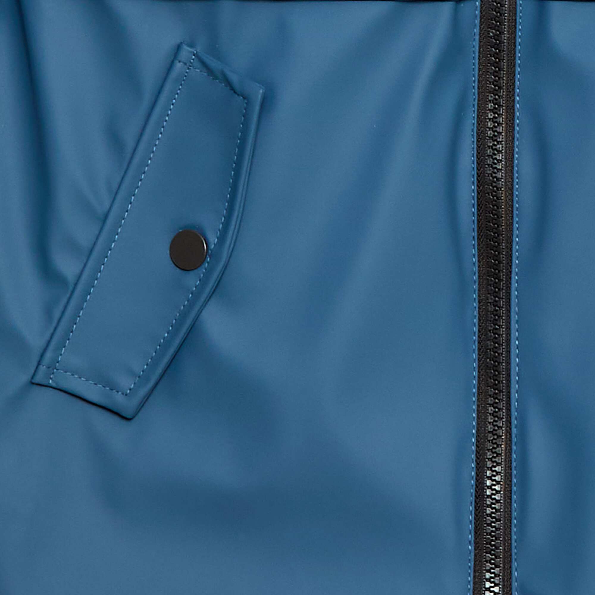 Hooded Parka with Sherpa Lining BLUE - Image 4