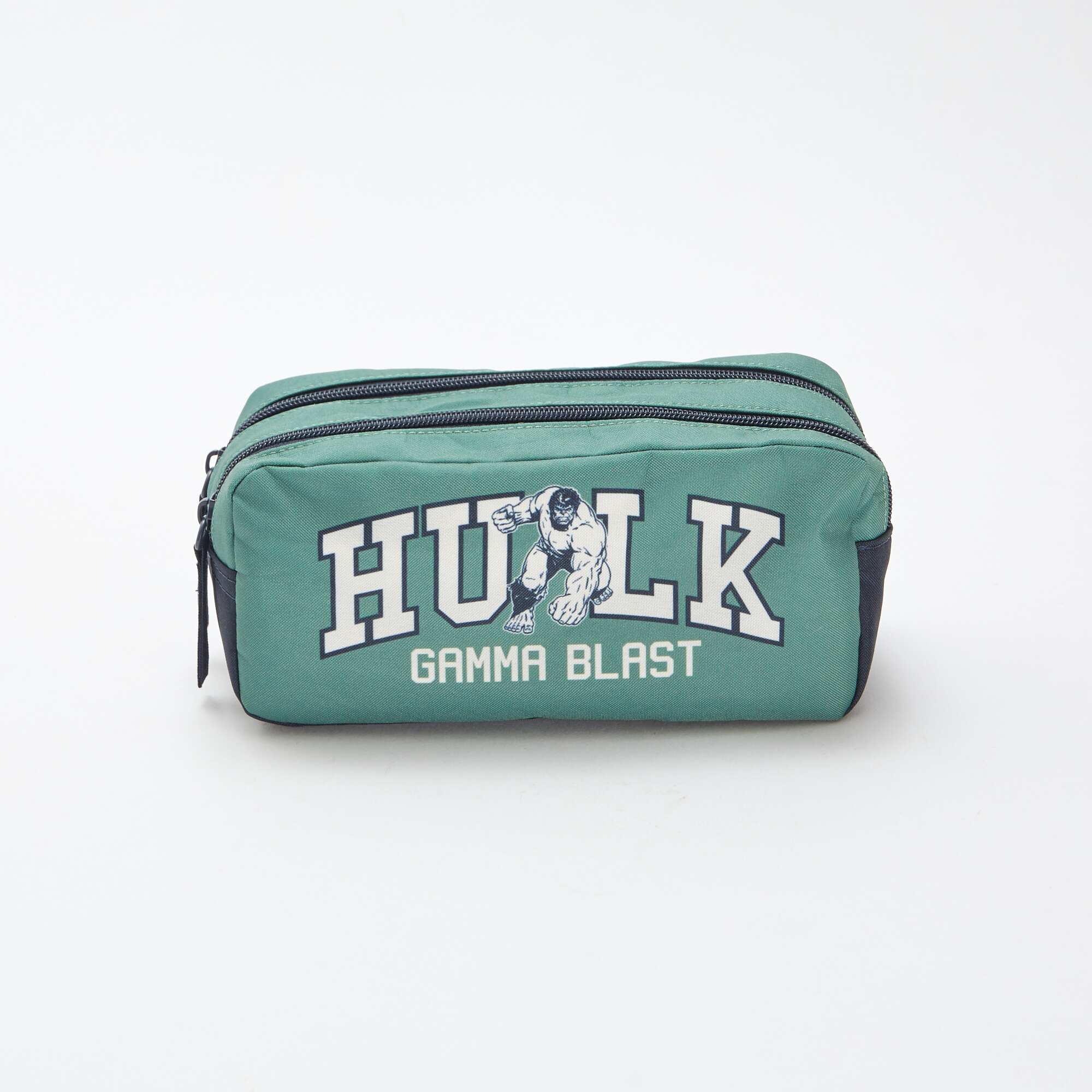 Hulk double compartment pencil case GREEN - Image 3