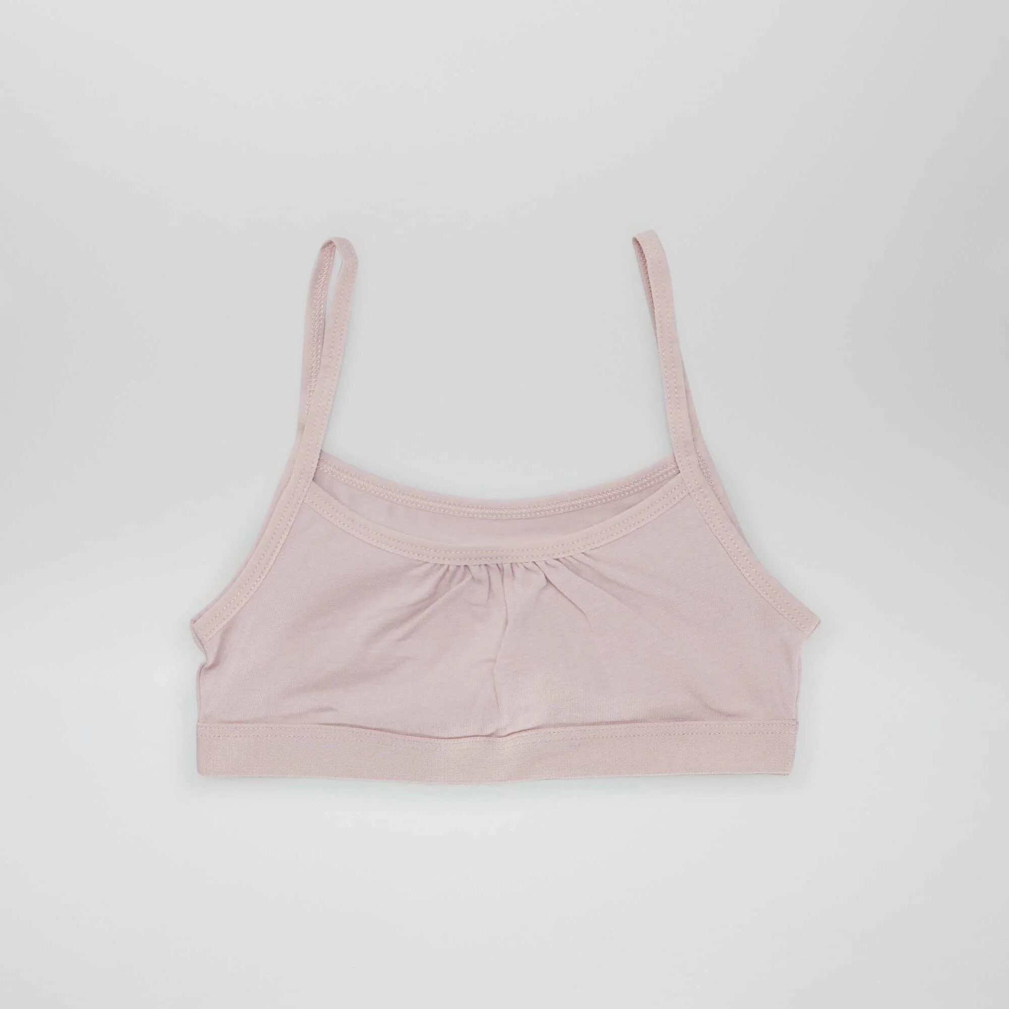 Jersey crop tops with spaghetti straps - Pack of 2 BLUE - Image 2