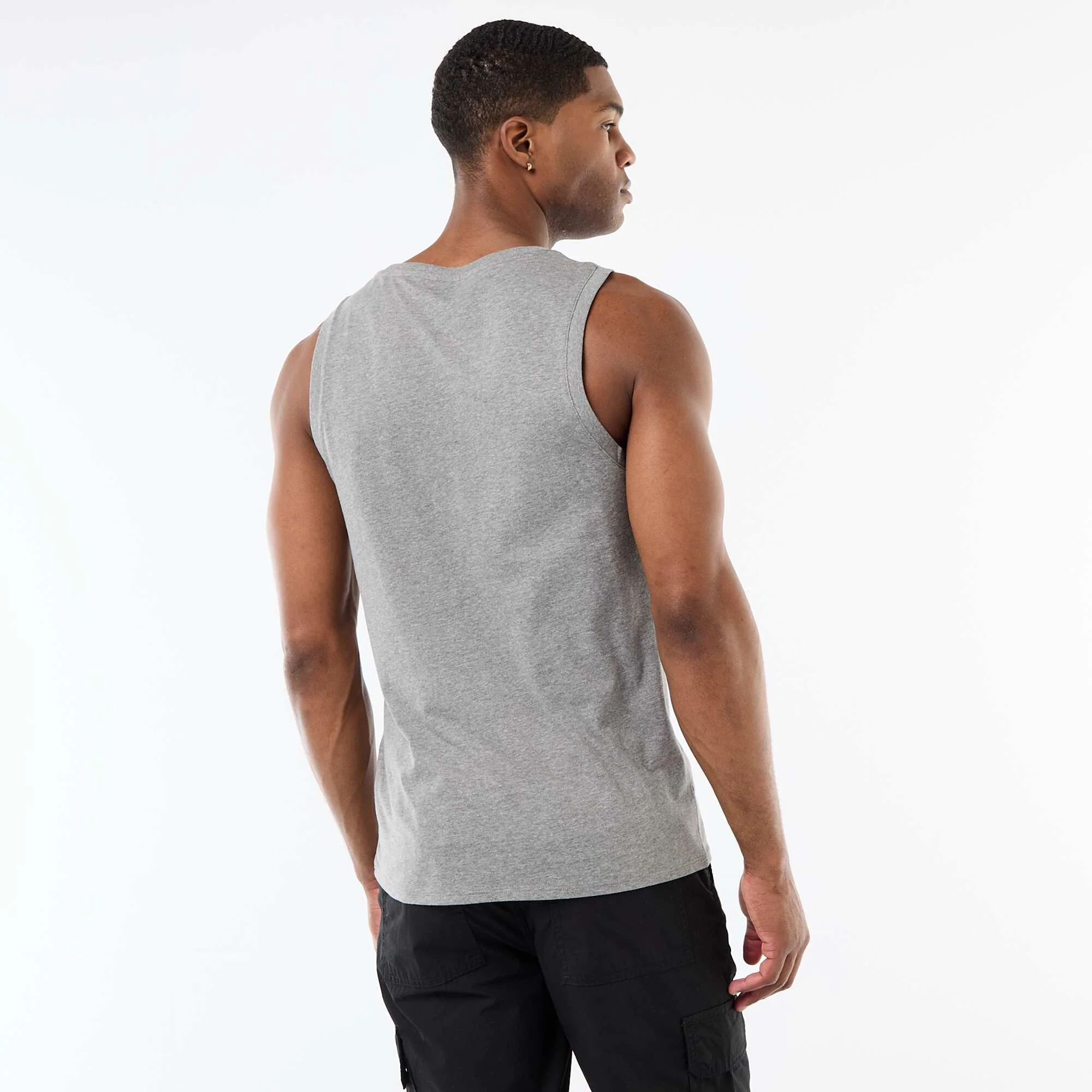 Jersey Knit Tank Top Set - 2 Pack GREY - Image 3