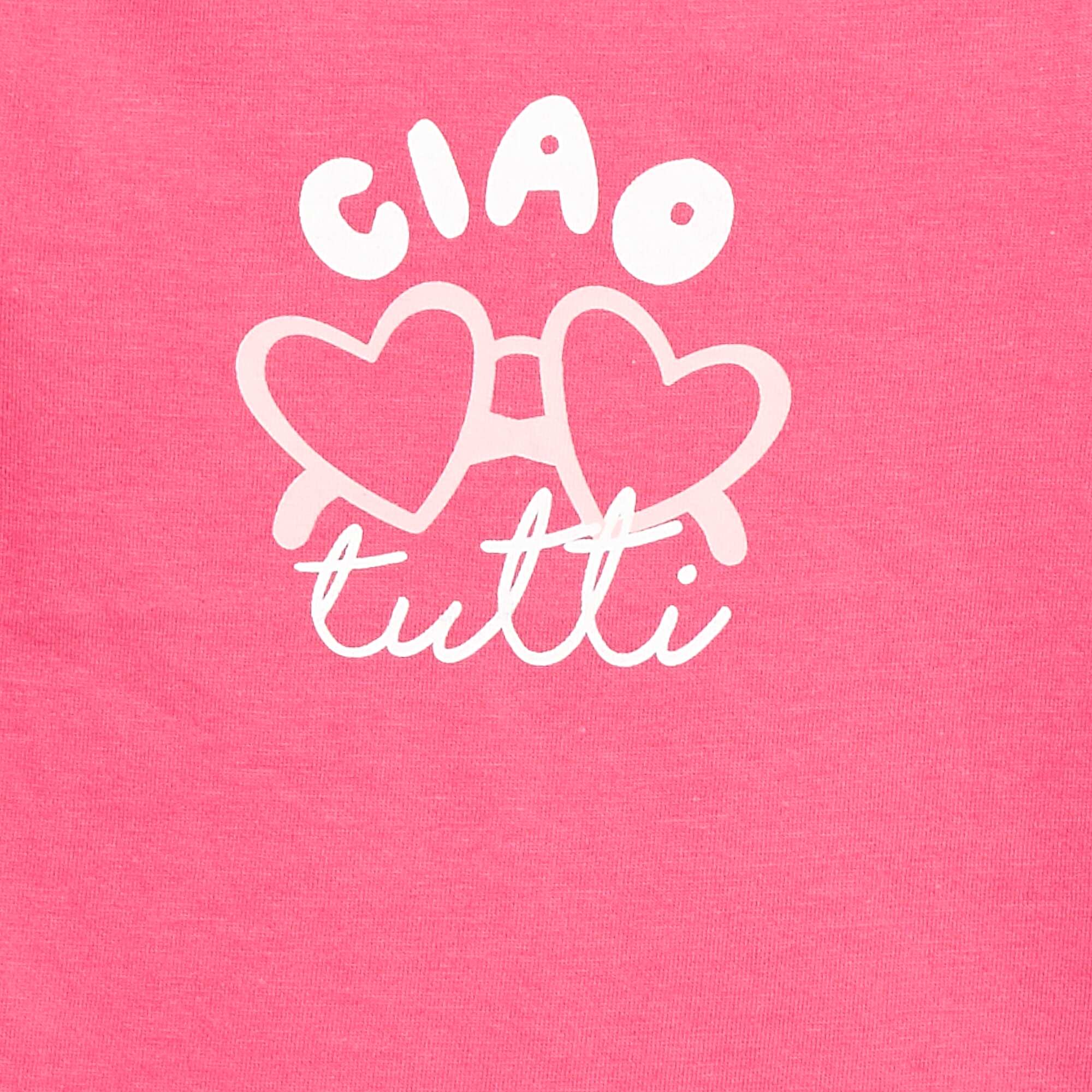 Jersey T-shirt with short sleeves PINK - Image 2