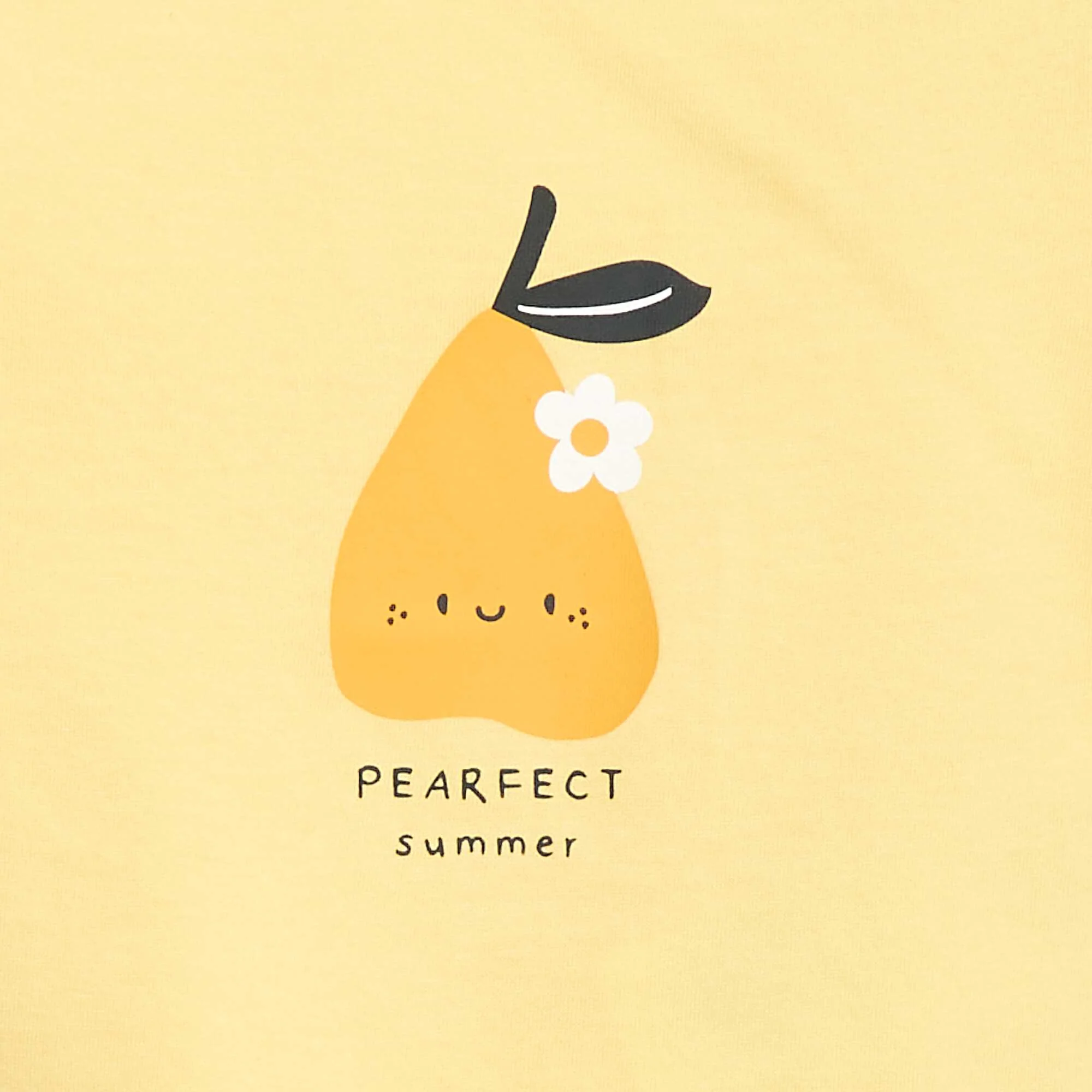 Jersey T-shirt with short sleeves YELLOW - Image 2