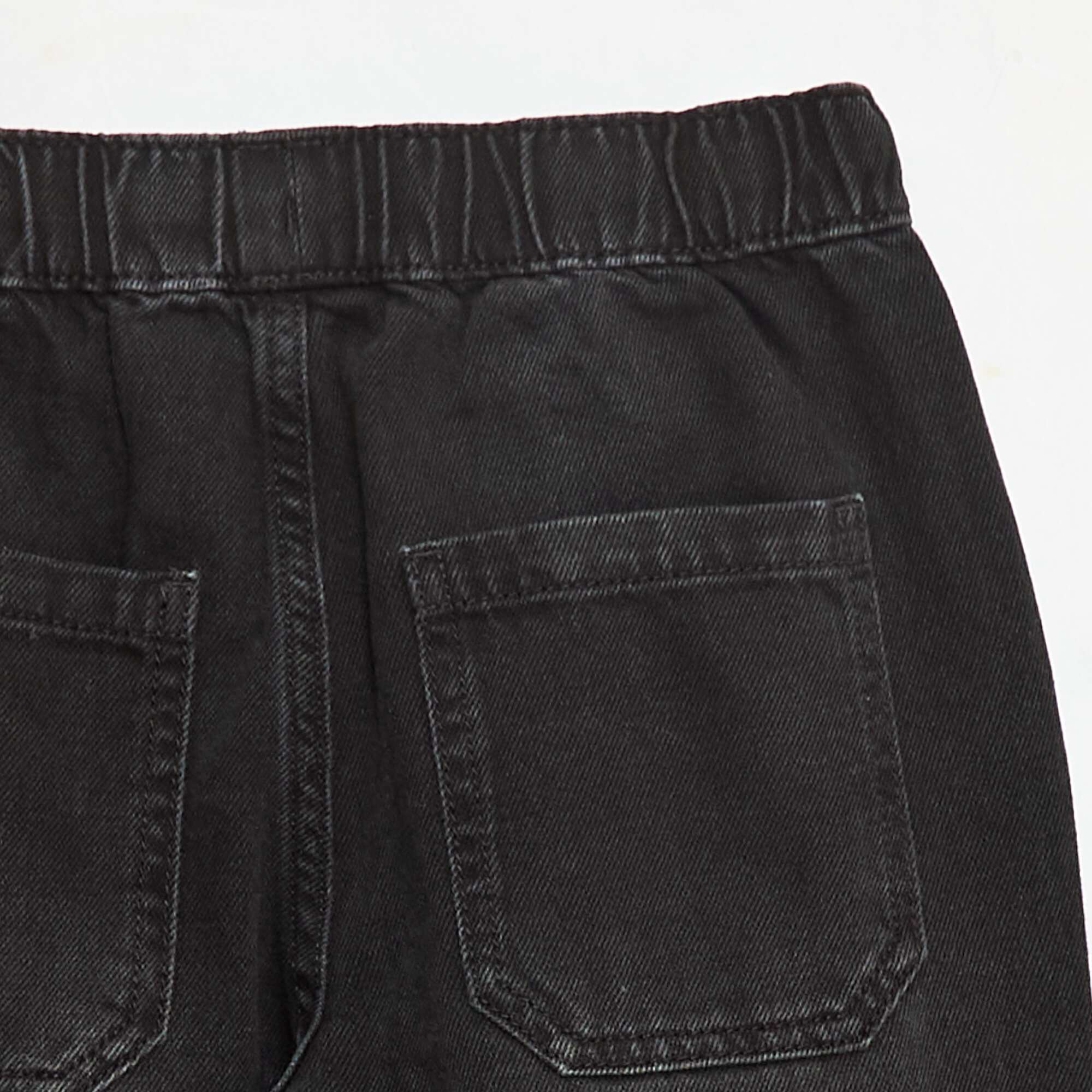 Jogger-style denim trousers GREY - Image 4
