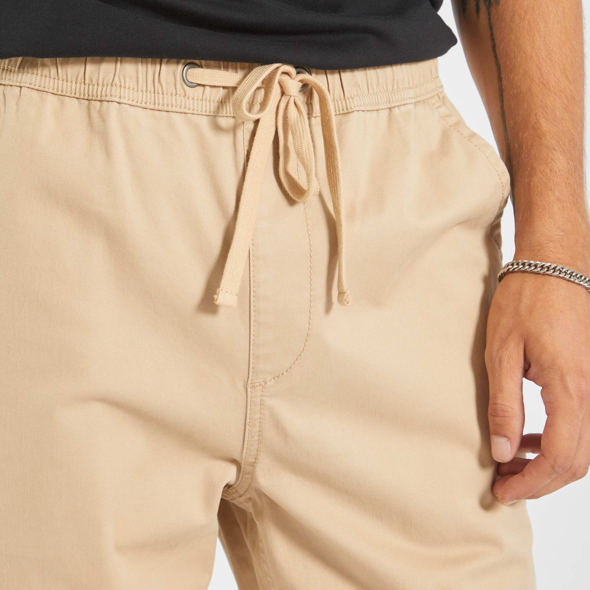 Jogger-style trousers BEIGE - Image 6
