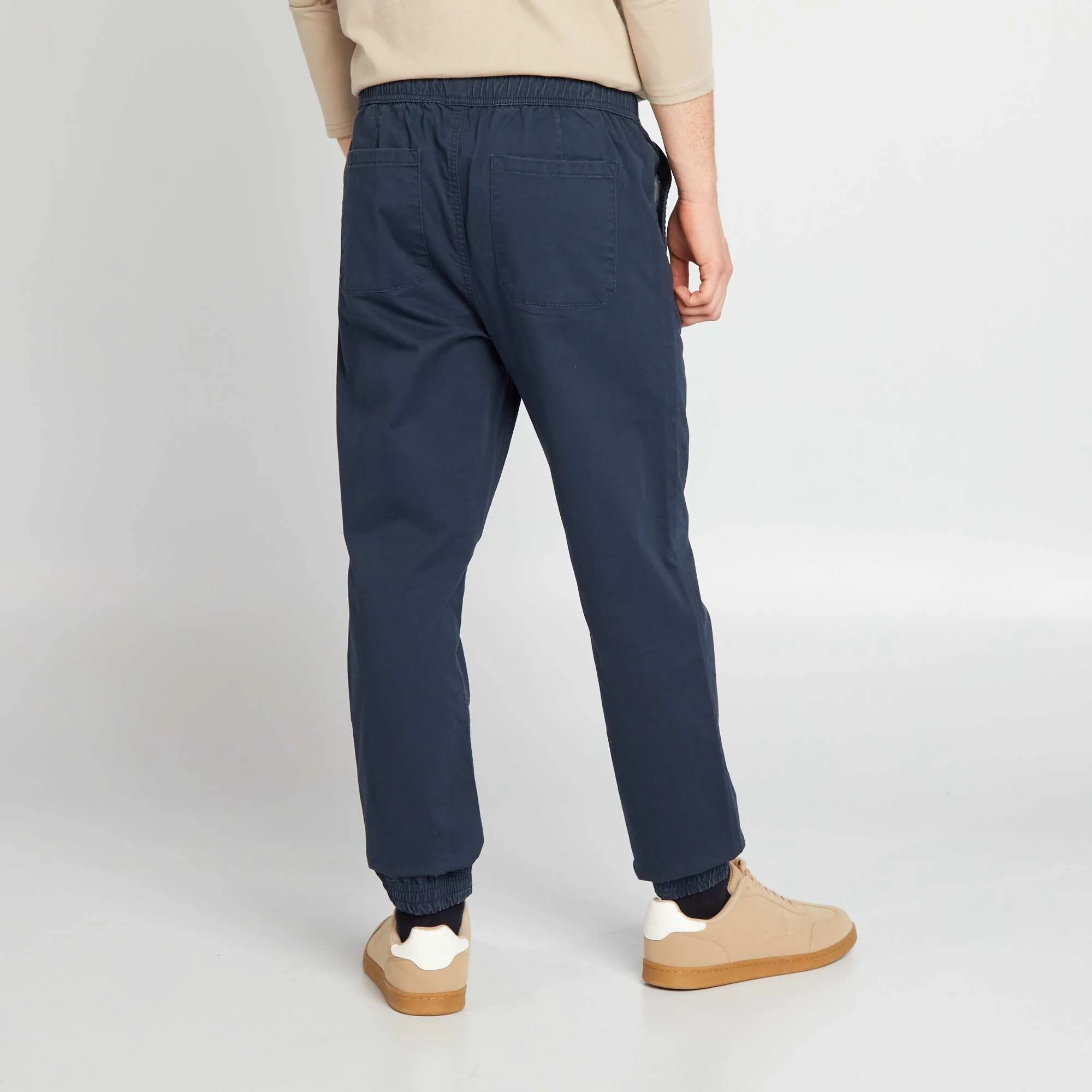 Jogger-style trousers blue - Image 3