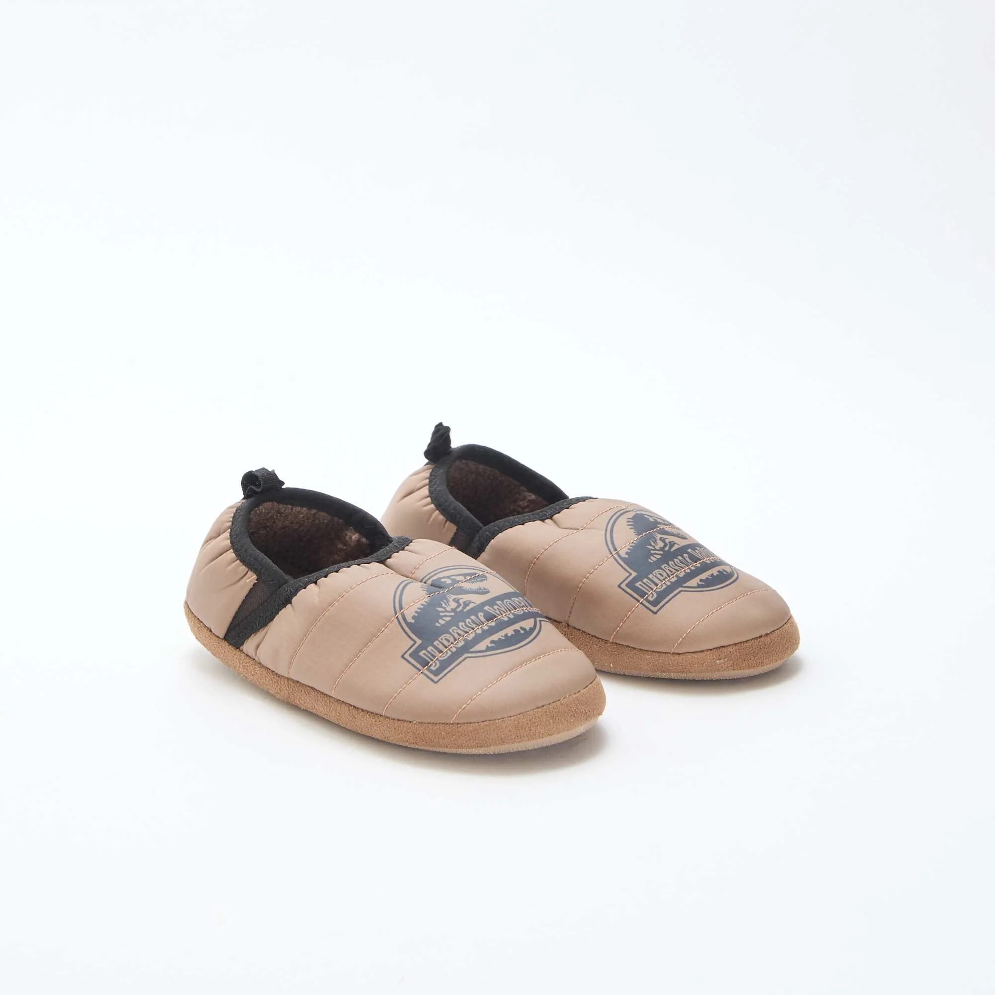 Jurassic World Slippers BROWN