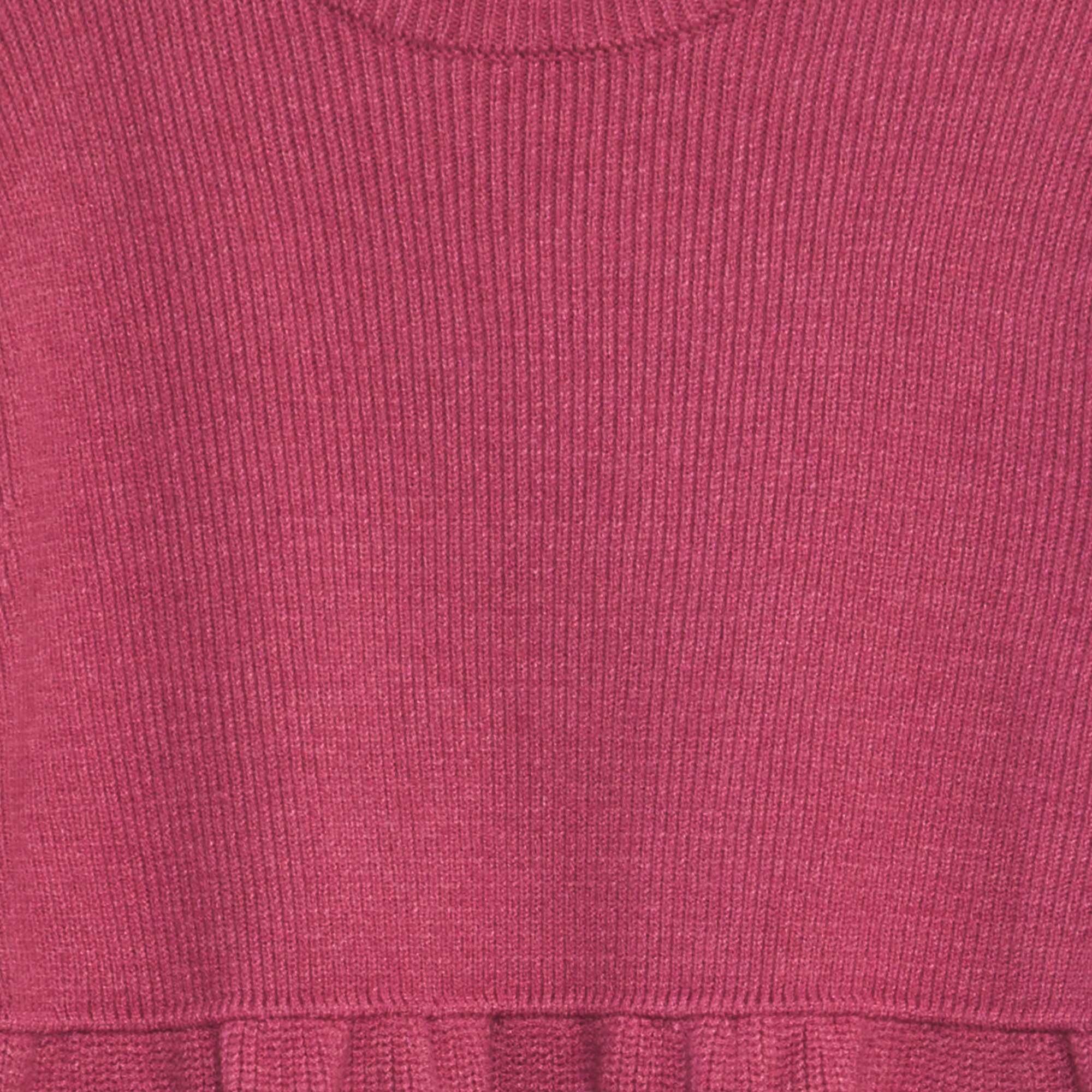 Knit sweater dress PURPLE - Image 3