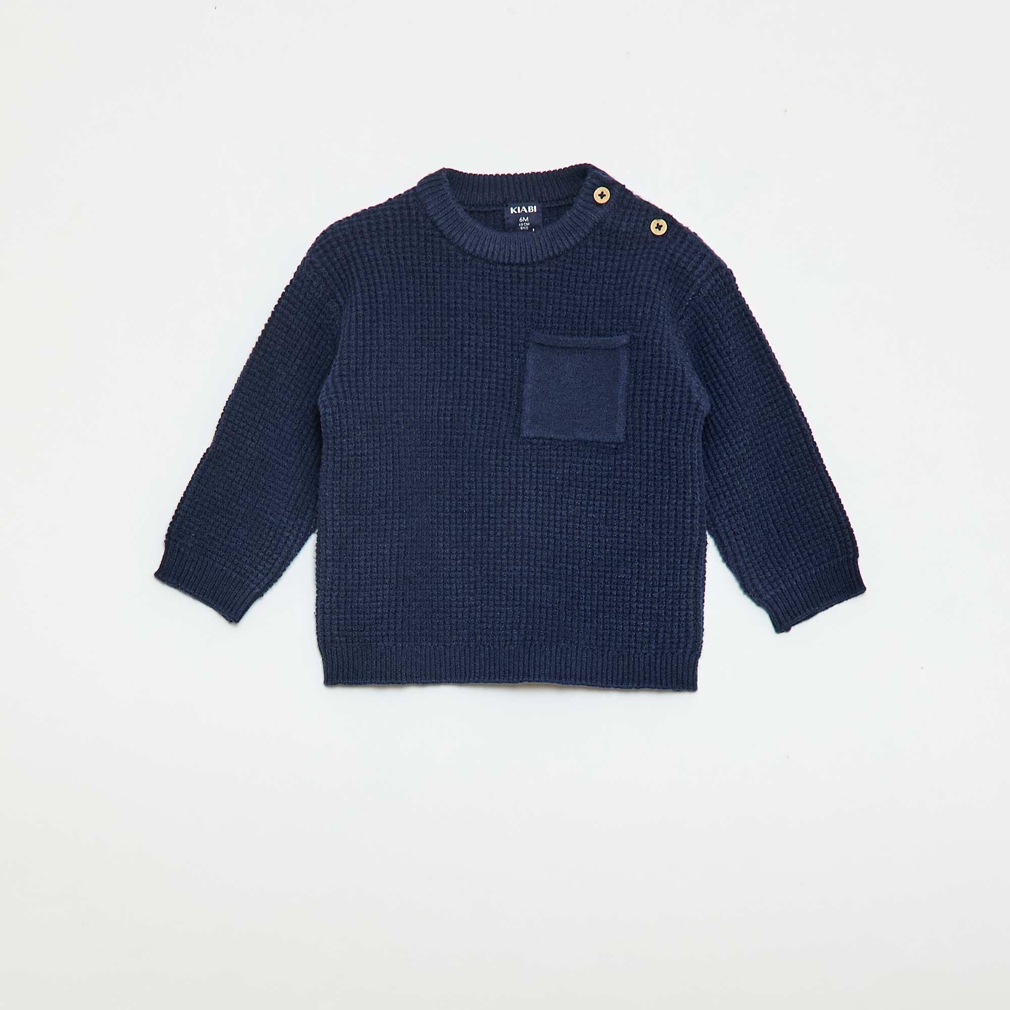 Knit Sweater + Pants Set - 2 Pieces BLUE - Image 2