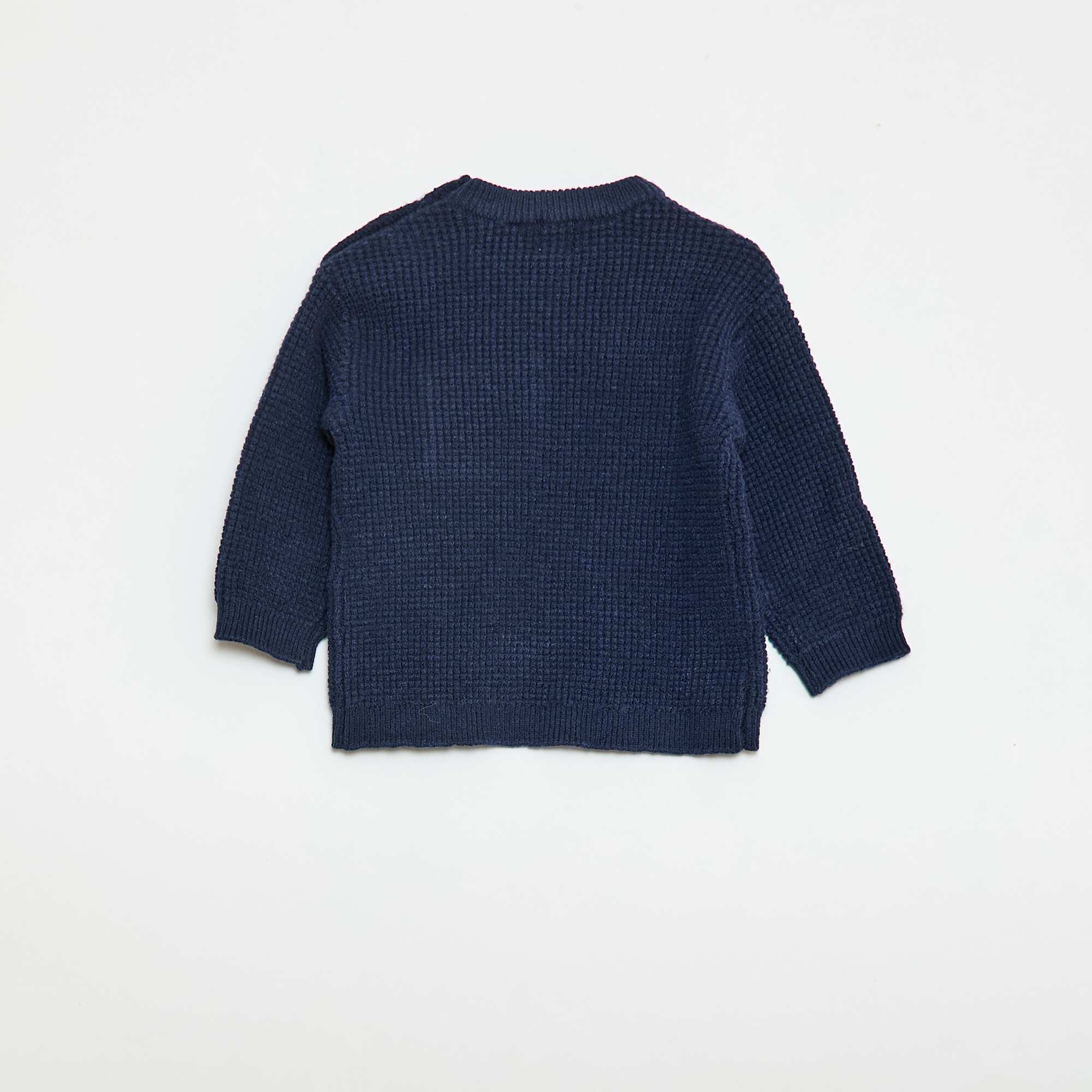 Knit Sweater + Pants Set - 2 Pieces BLUE - Image 4