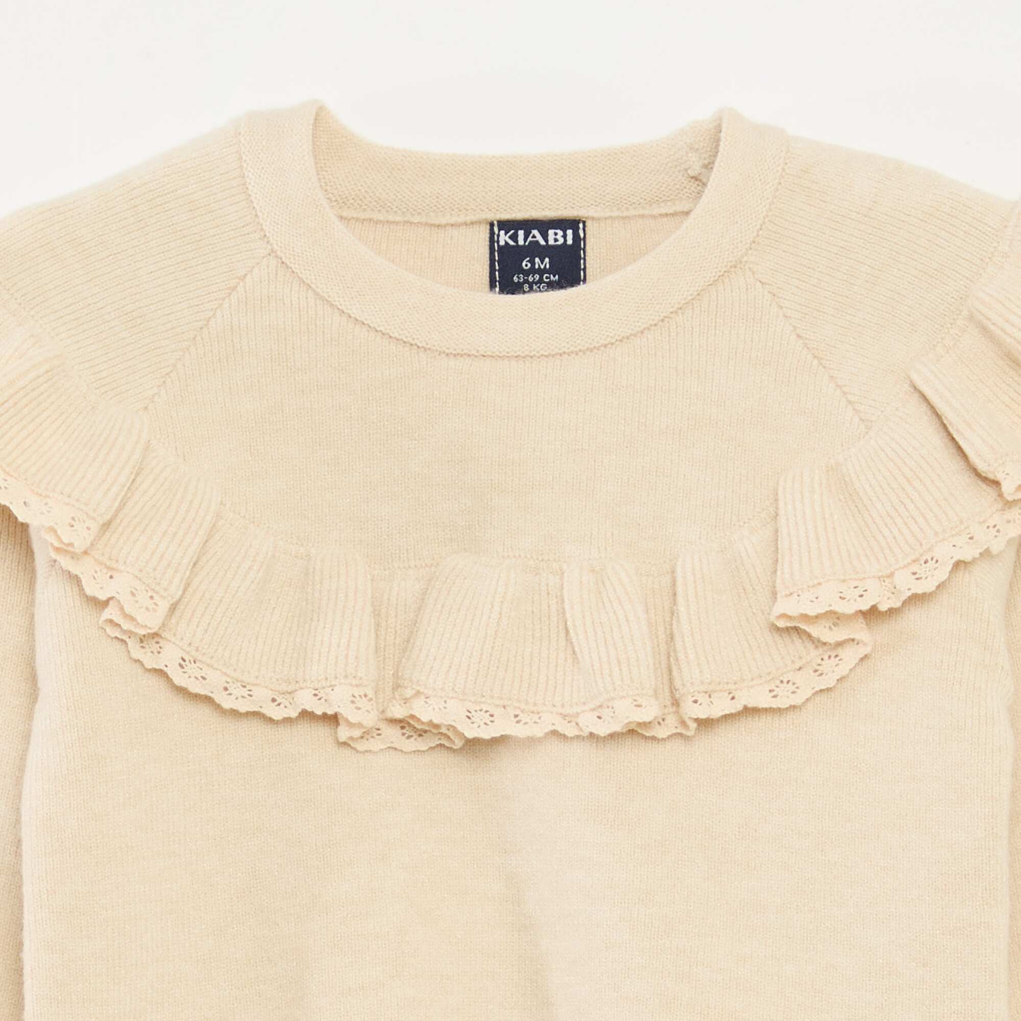 Knitted Sweater + Leggings Set BEIGE - Image 2