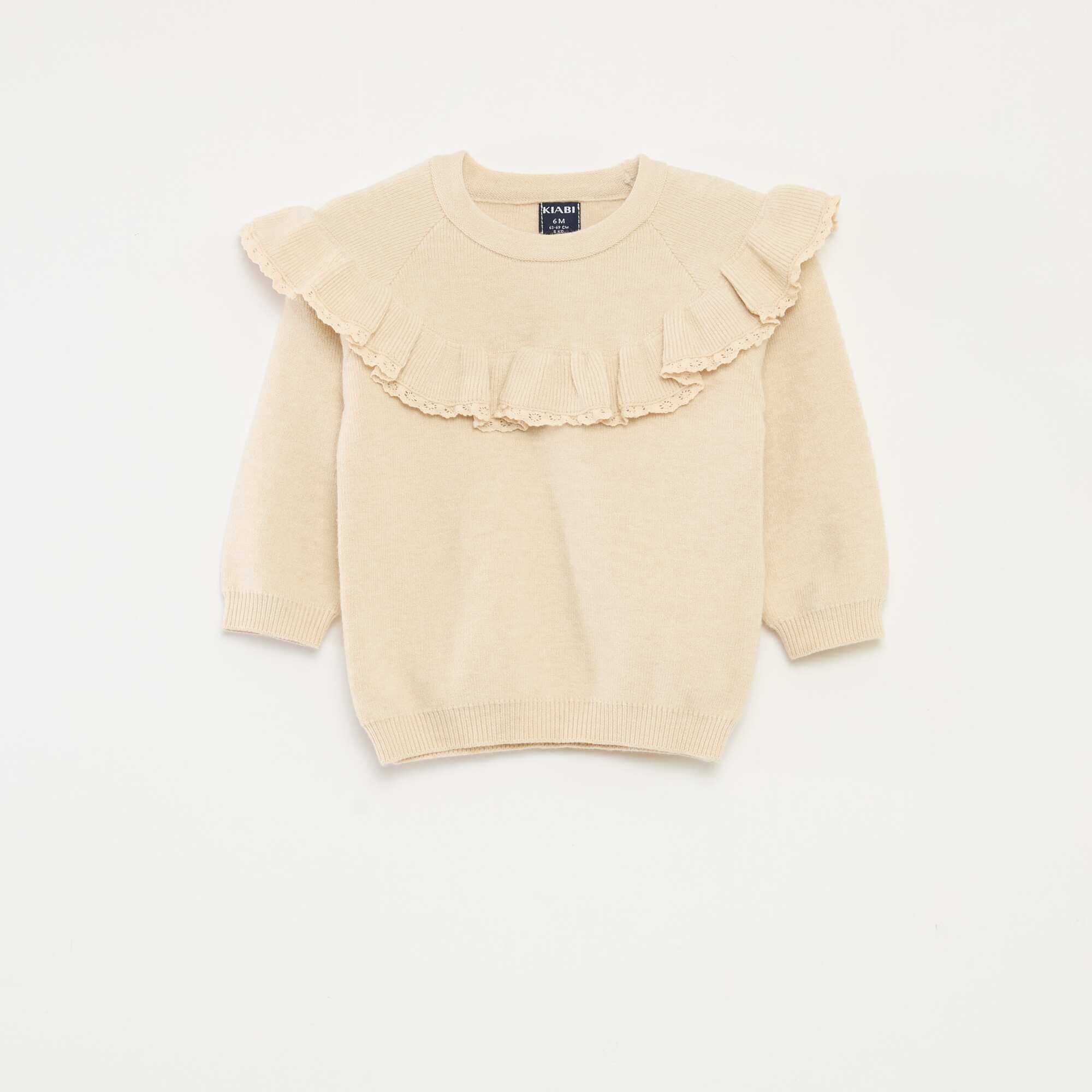 Knitted Sweater + Leggings Set BEIGE - Image 3
