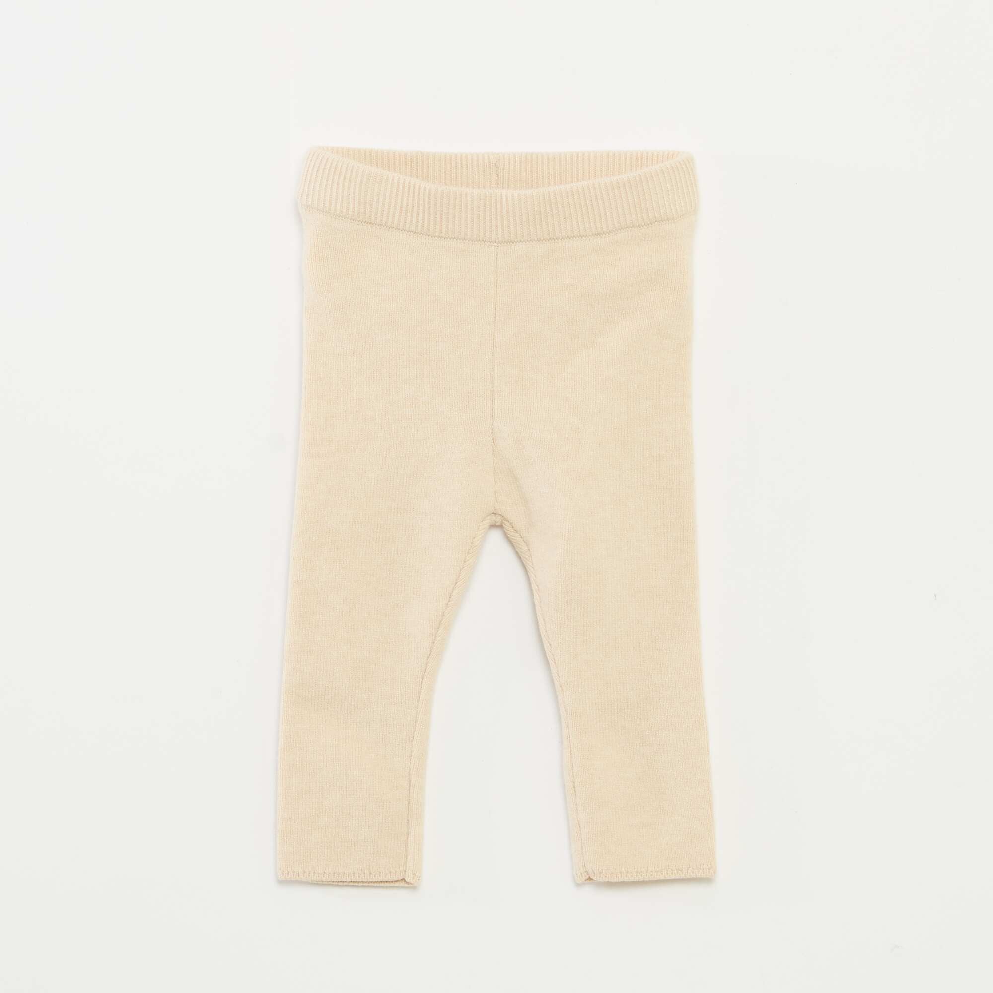 Knitted Sweater + Leggings Set BEIGE - Image 4