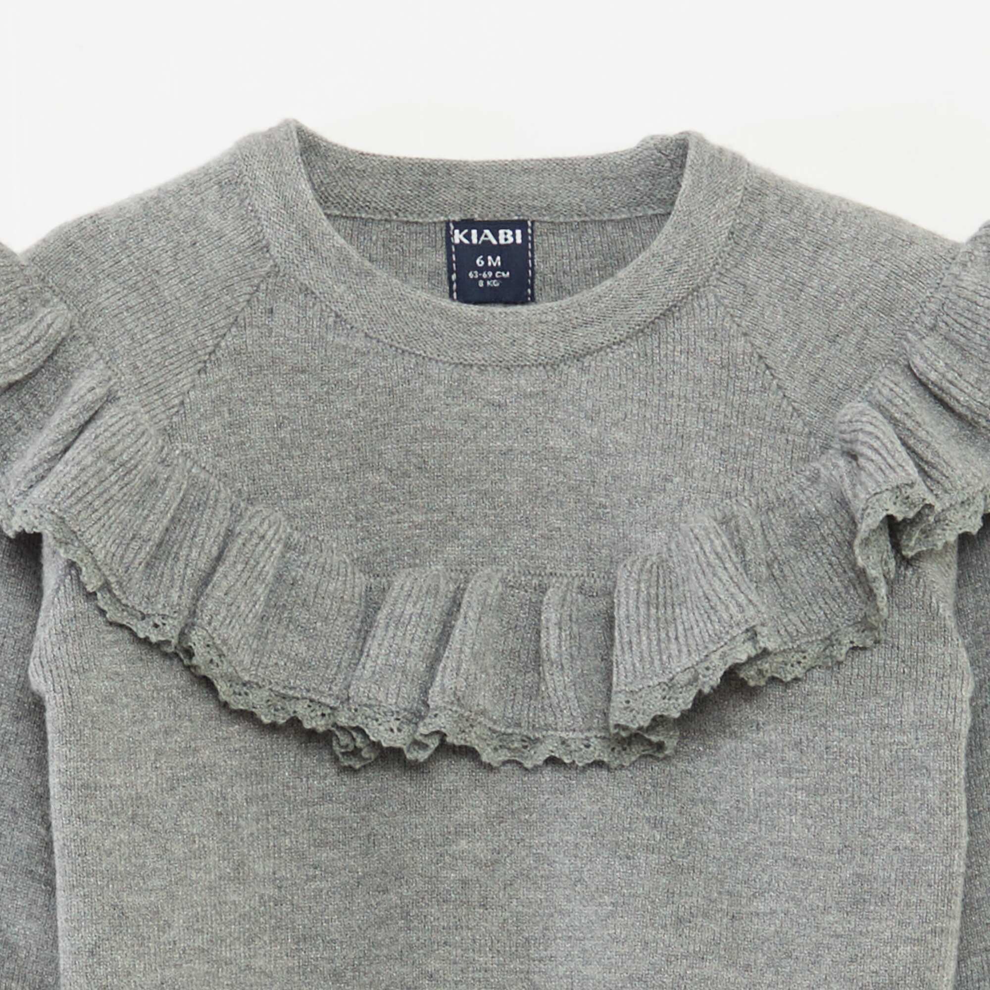 Knitted Sweater + Leggings Set GREY - Image 2